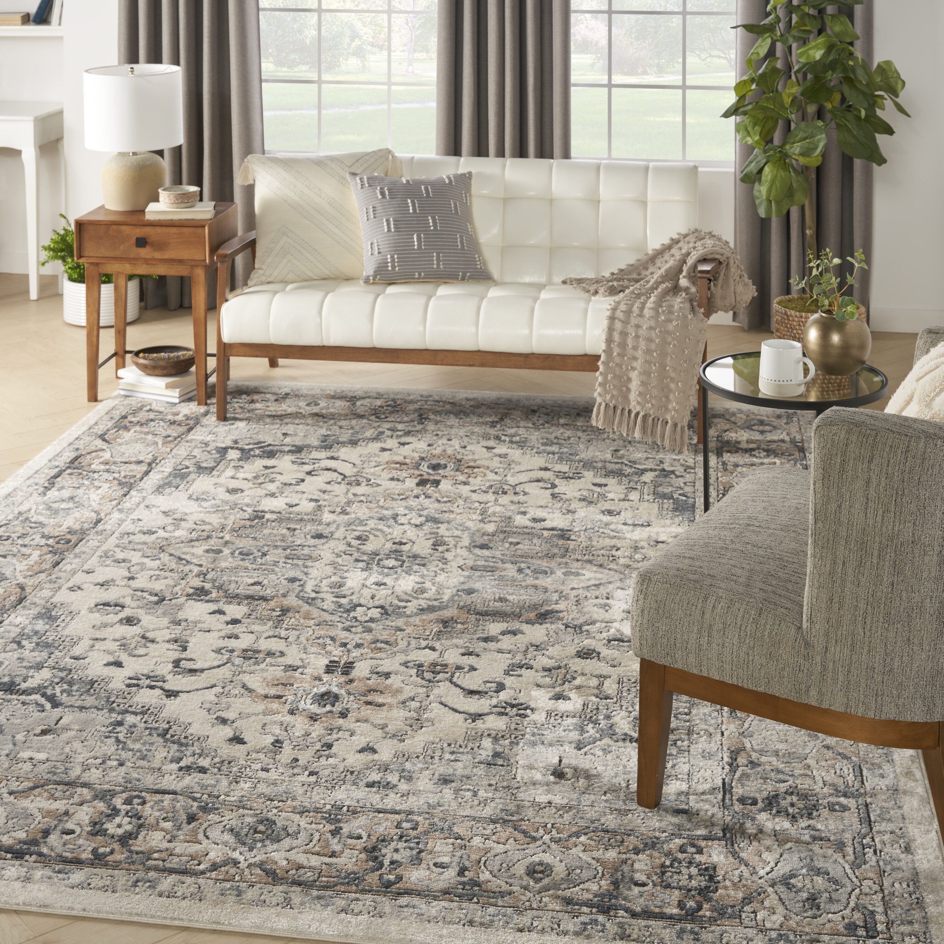 Nourison Home and Garden RS085 Rust Area Rug – Incredible Rugs and Decor