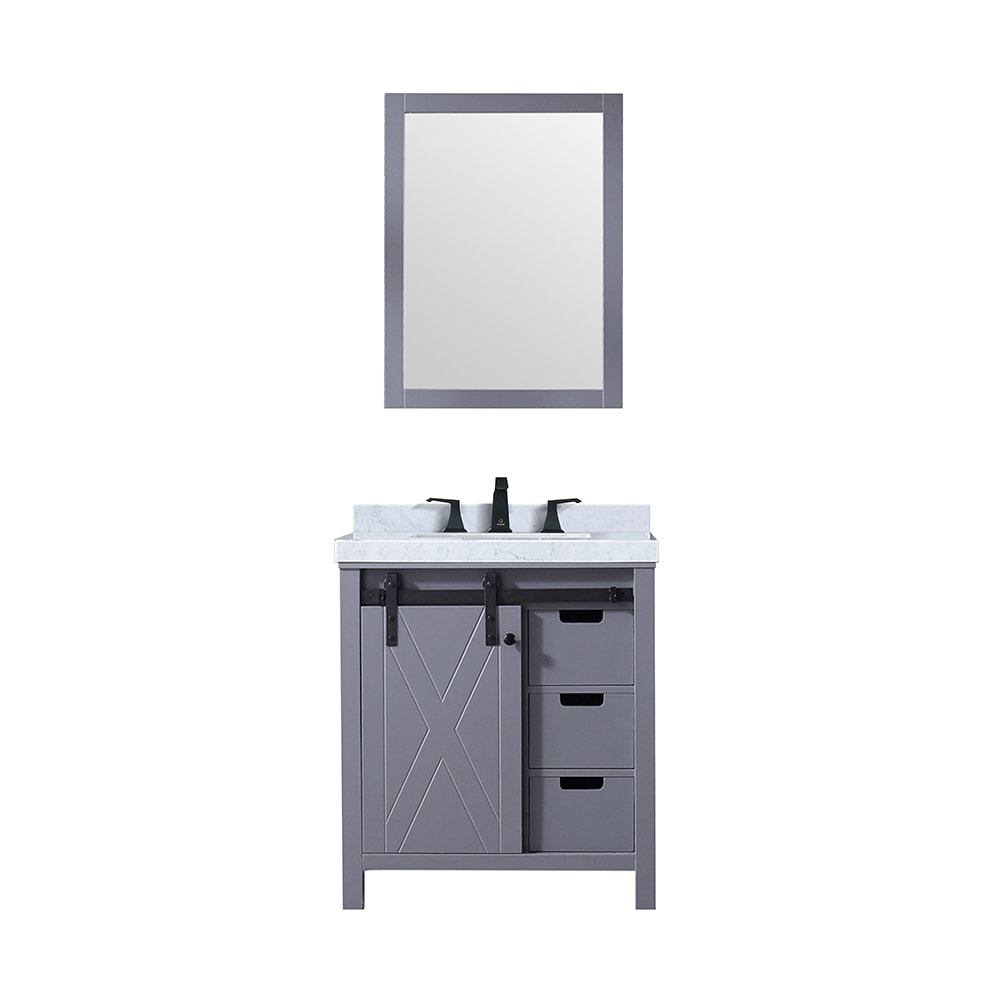 Lexora LM342230SBBSM28F Bath-Vanity-Combo - View #3