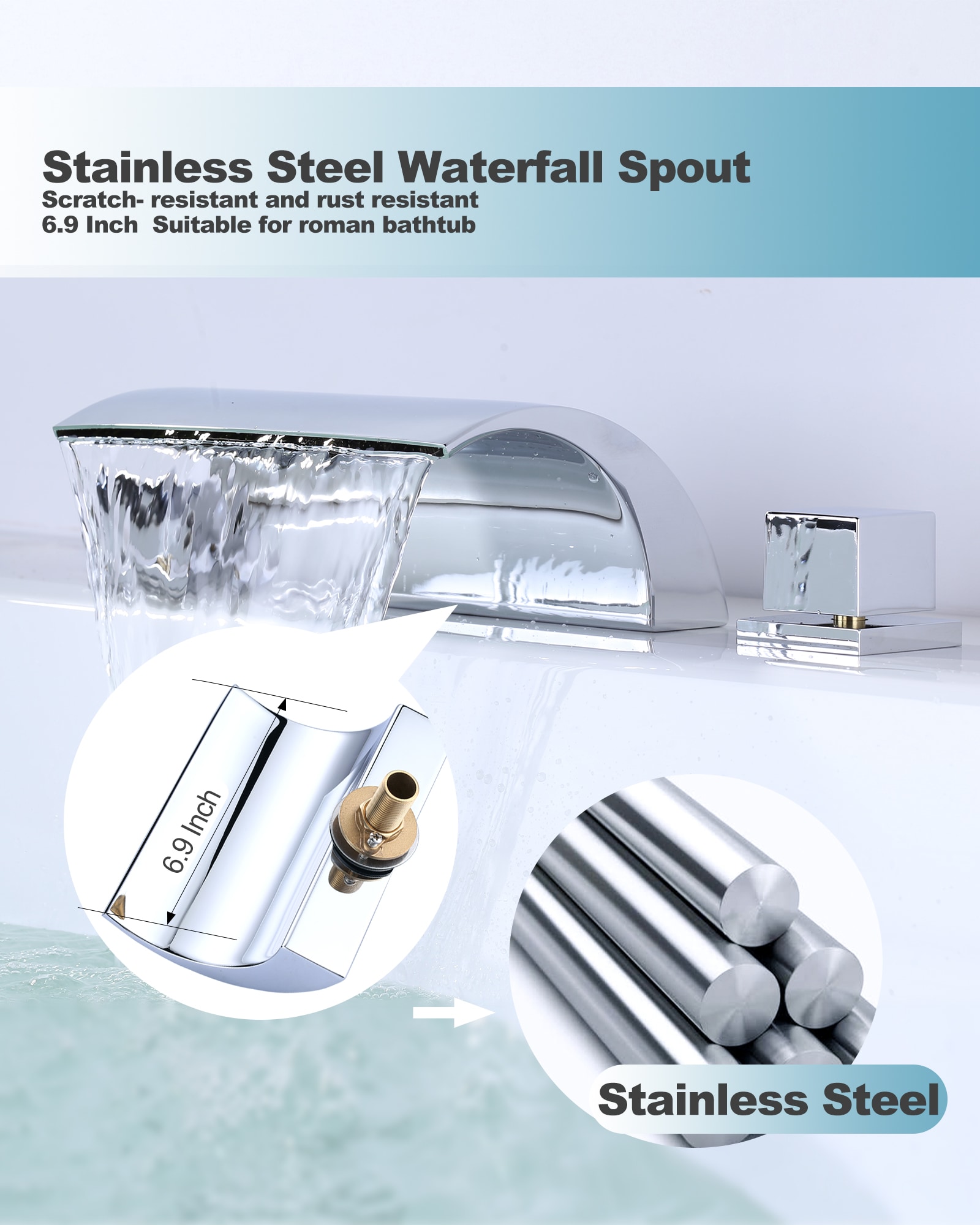 WOWOW 3080600C Roman-Tub-Faucets - View #9