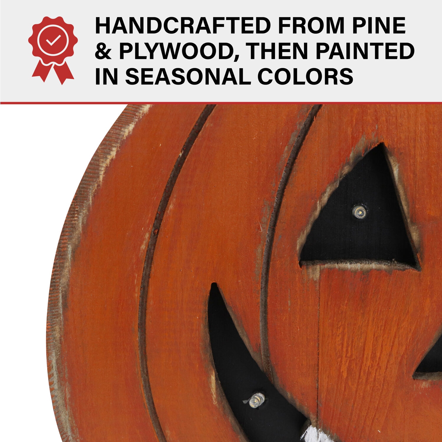 Haunted Hill Farm HHWOODPMP-1OR1 Table-Halloween-Decor - View #5