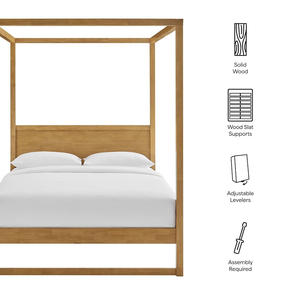 Modway MOD-7216-OAK beds - View #2