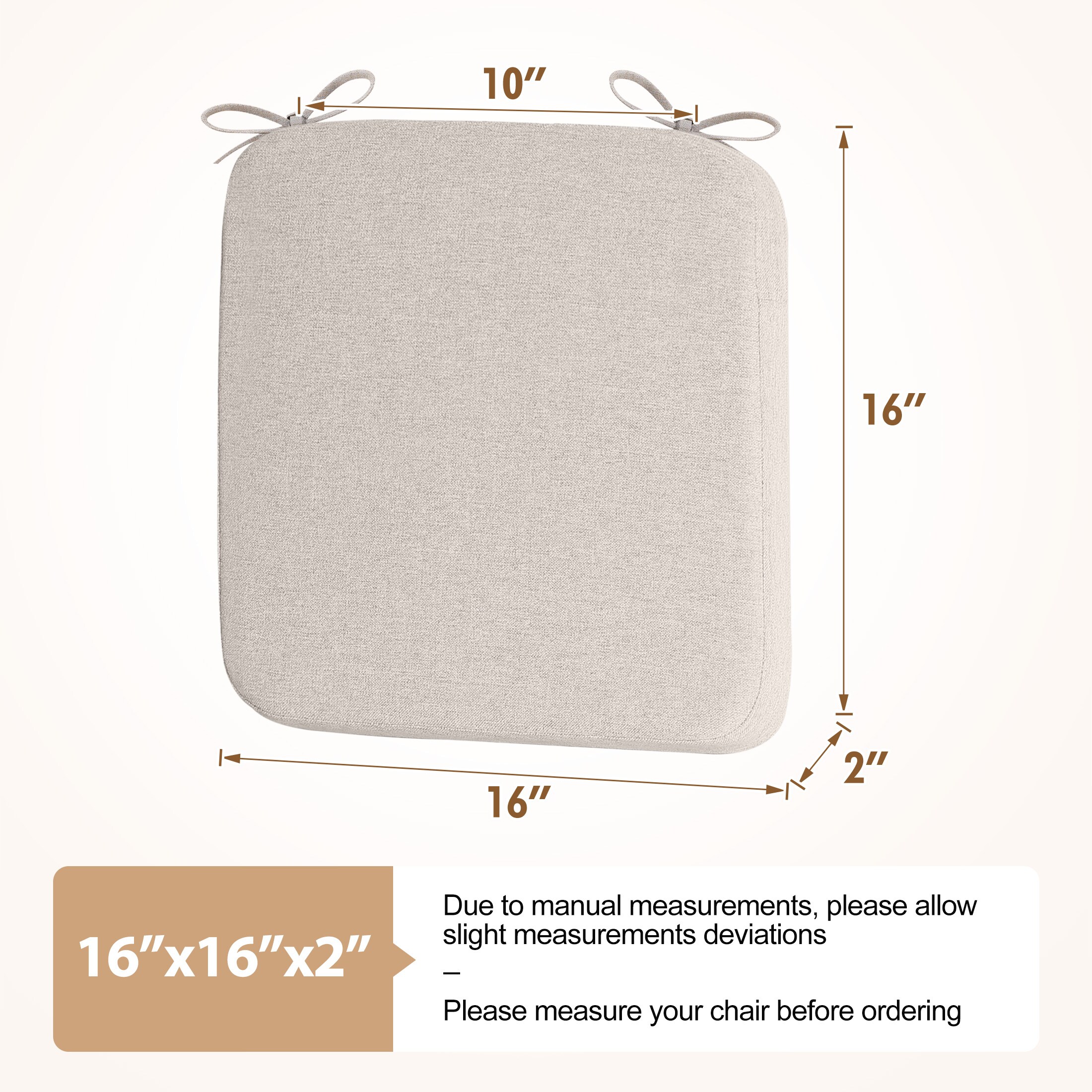 AAAAAcessories LS-DCCLS-XIANGYA-2P Indoor-Chair-Cushions - View #5