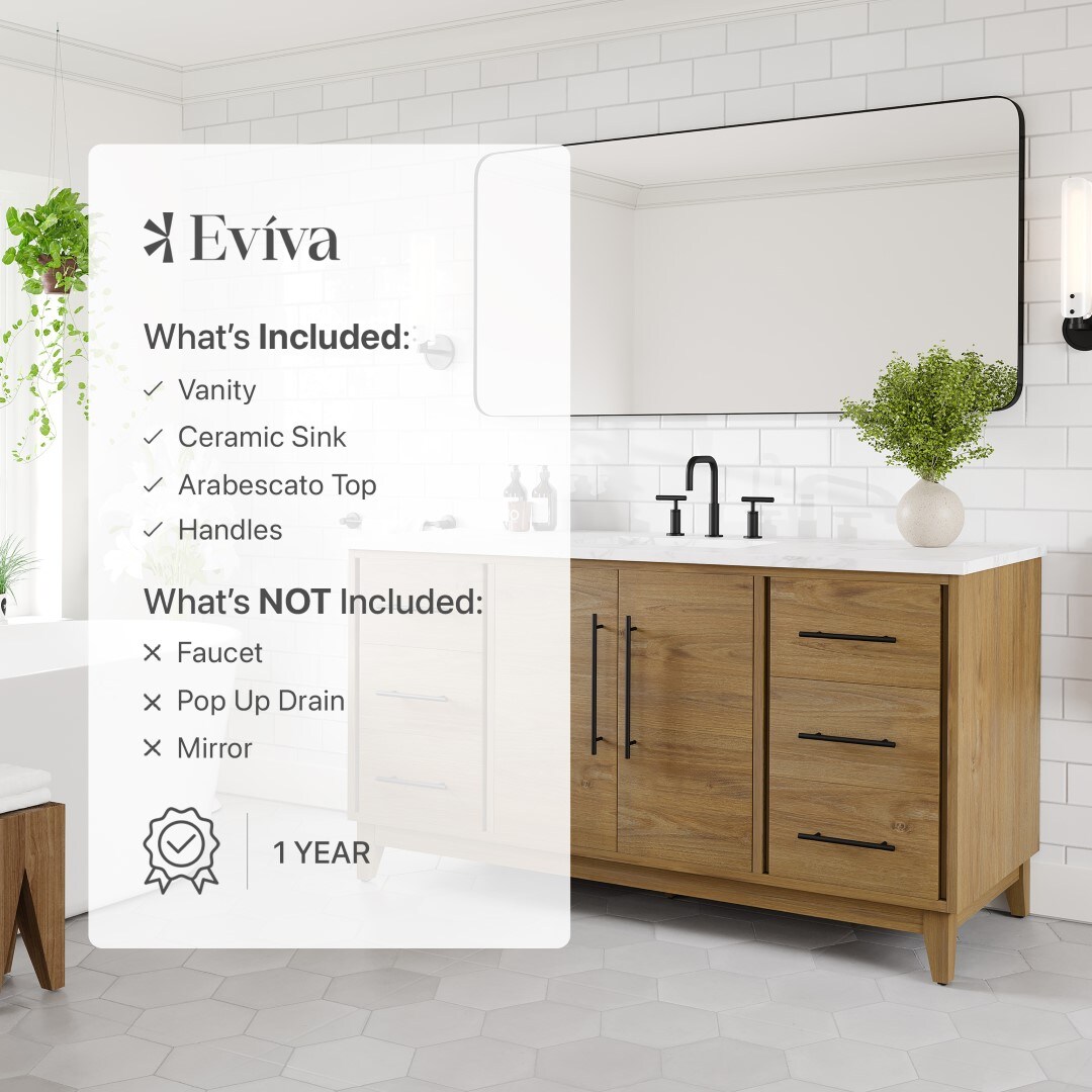 Eviva EVVN616-60OAK-SS Bath-Vanity-Combo - View #10