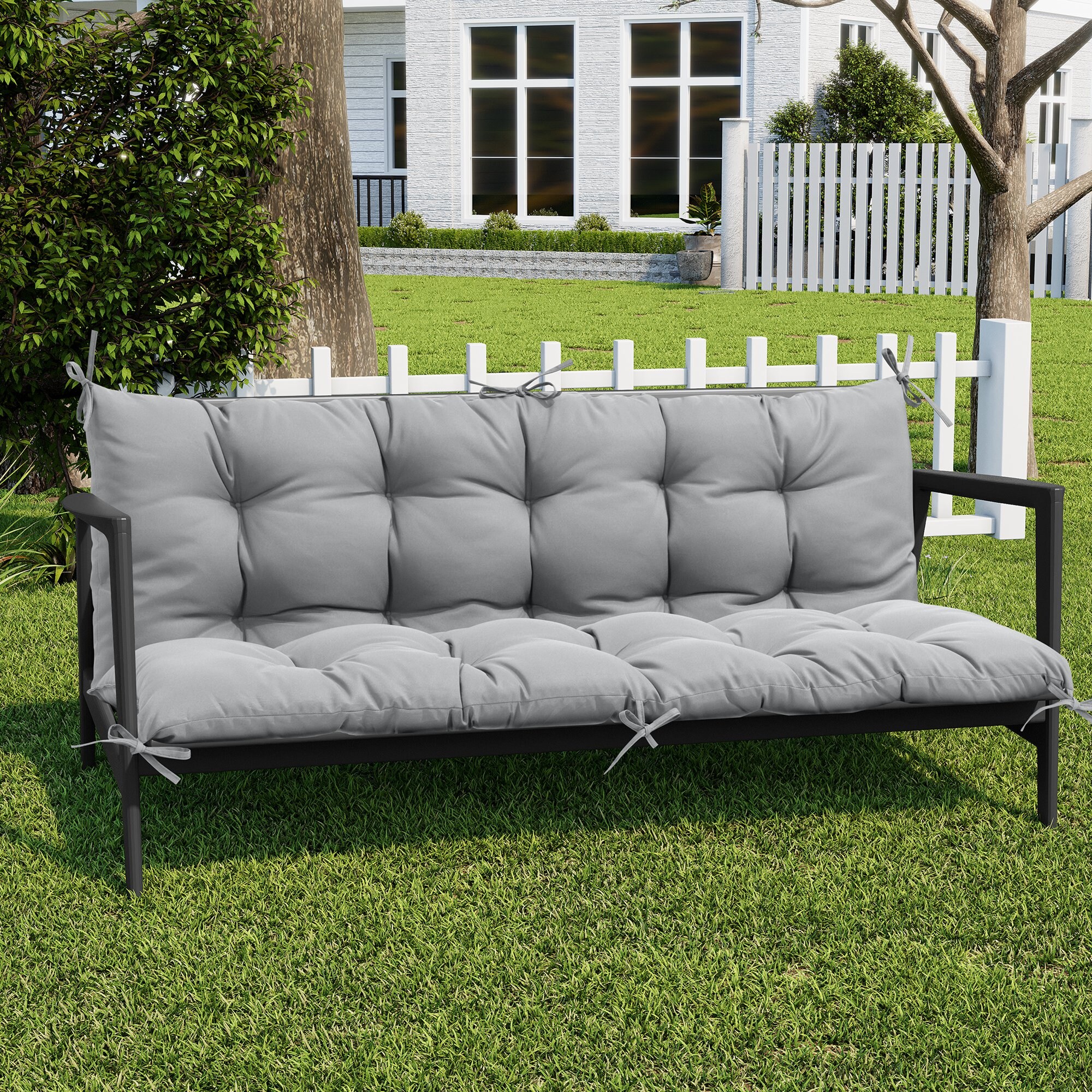 CloudFly CL-CU011LGY-1 Patio-Furniture-Cushions - View #14