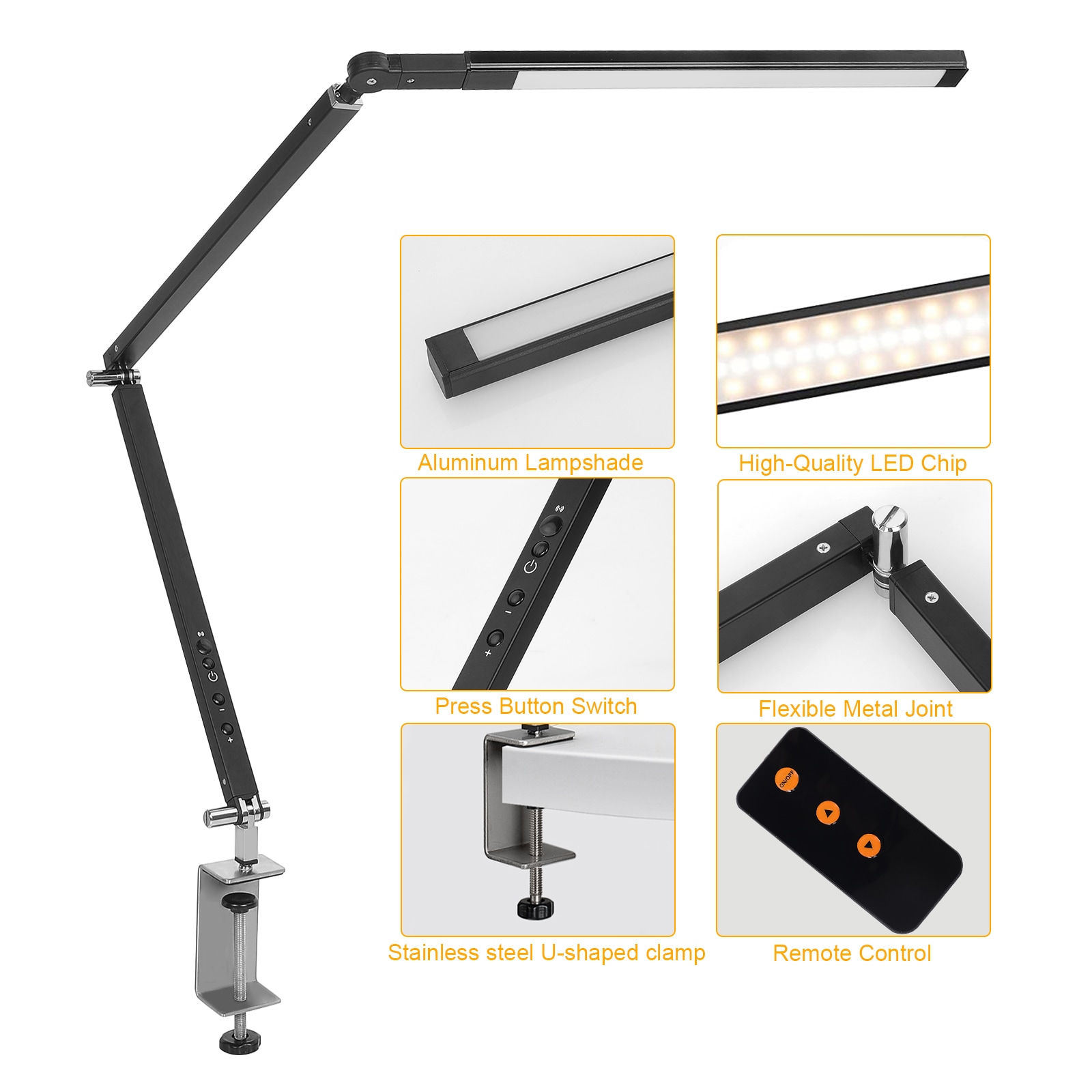 LamQee 06FTL0226ABK Desk-Table-Lamps - View #6