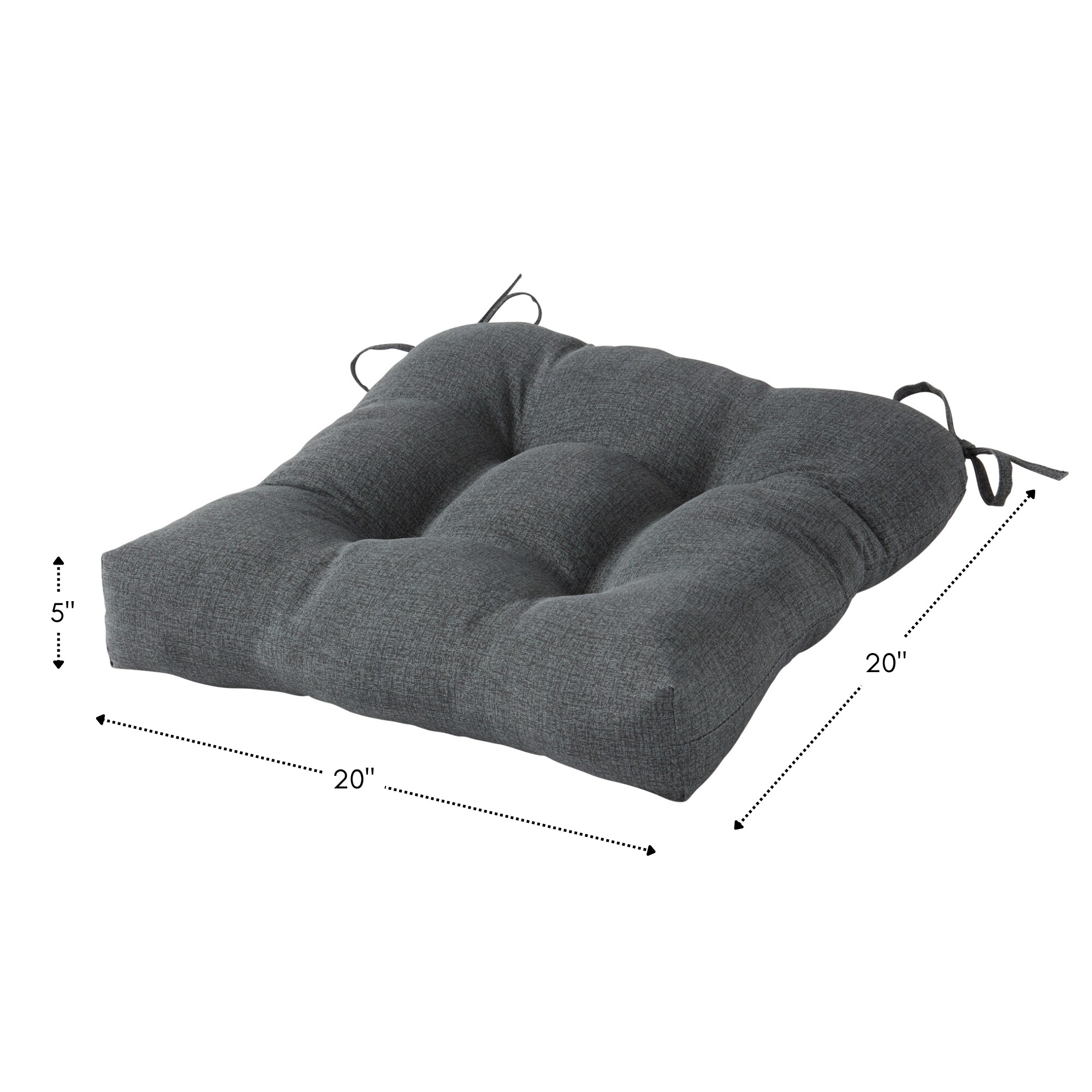 Greendale Home Fashions OC4800-CARBON Patio-Furniture-Cushions - View #8