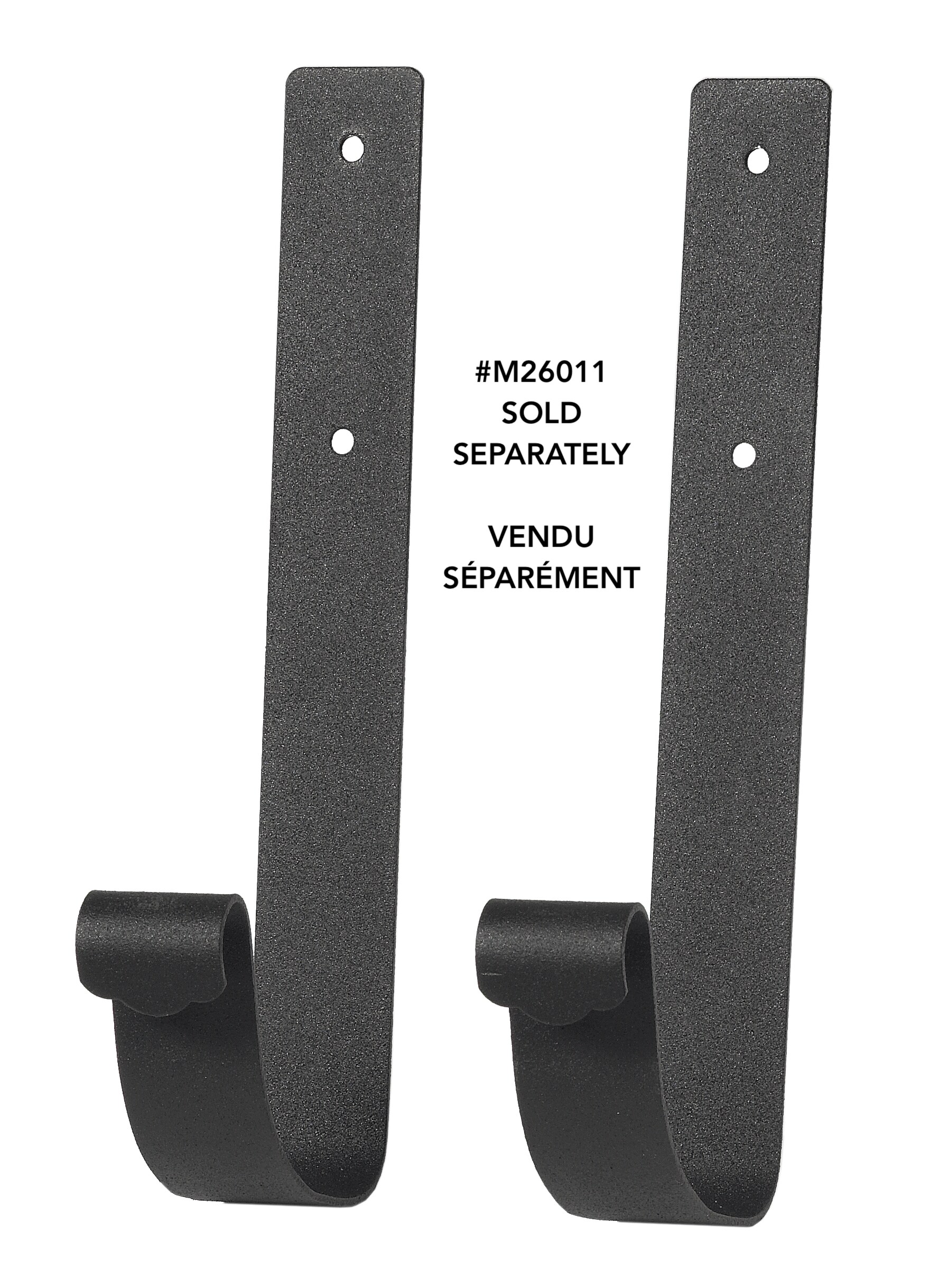 Black Plastic Wall Mounted Vertical Mailbox
