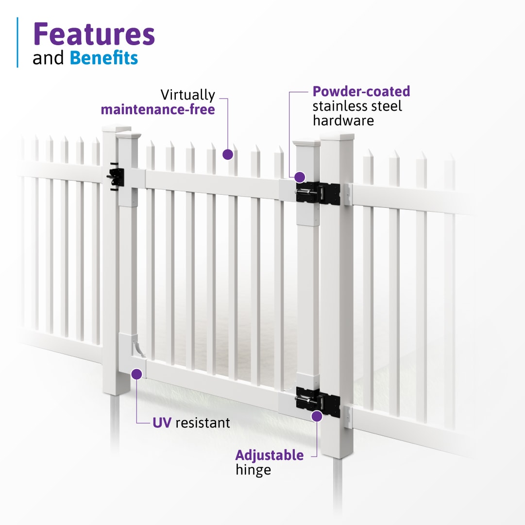 WamBam Fence BL19102 Vinyl-Fence-Panels - View #4