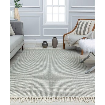 England America Xxx Video - Rugs America Ronan 5 x 7 Wool Wood Ash Indoor Paisley Farmhouse/Cottage  Area Rug in the Rugs department at Lowes.com