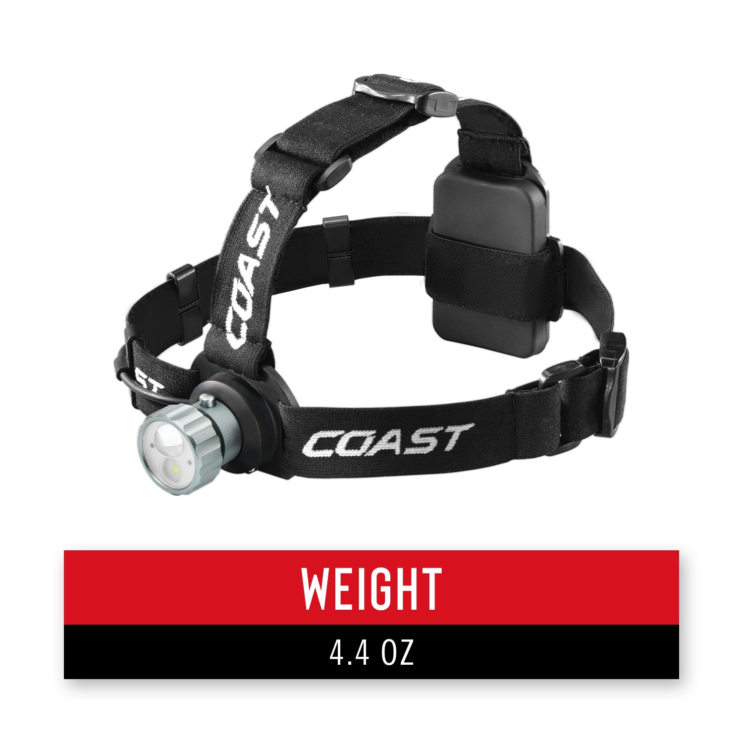 Coast 400-Lumen LED Headlamp (Battery Included) in the Headlamps department  at