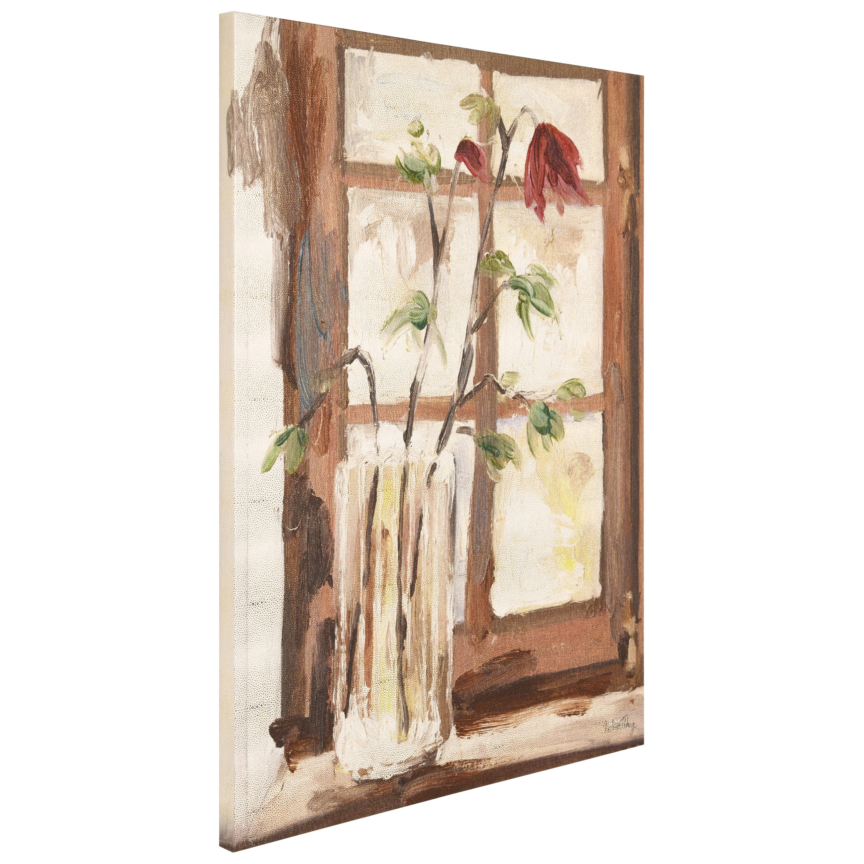 Timeless Serenity I Gold Metallic Shagreen Wrapped Canvas Wall Art