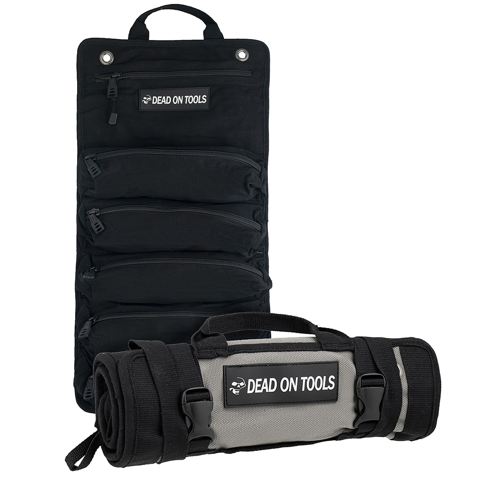 Dead On DO220 Heavy-Duty 24 oz. Canvas Black Canvas 13.78-in W x 0.78-in D x 27.17-in L Zippered Tool roll