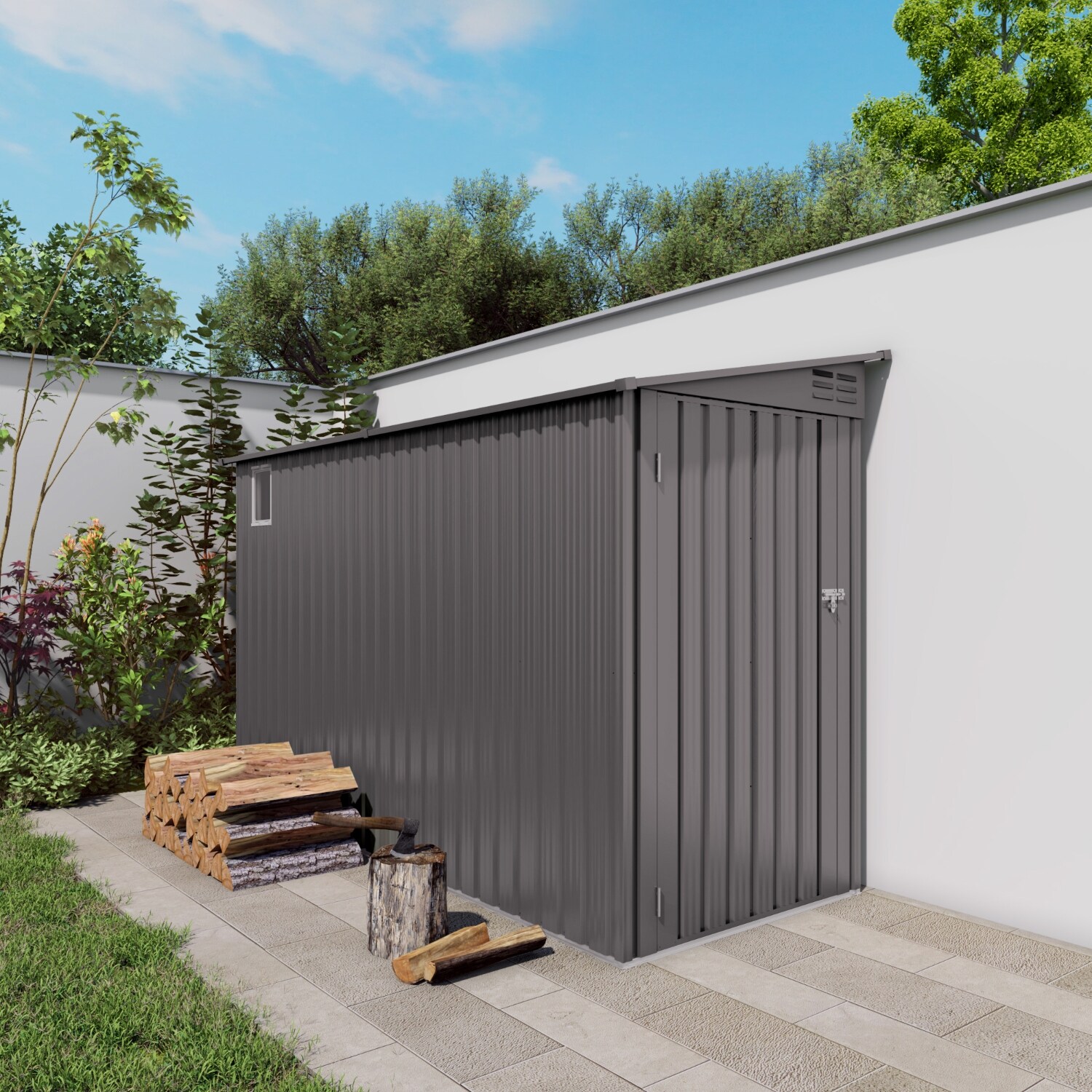Wooakway FXLS0605-605A84 Metal-Storage-Buildings-Sheds - View #15