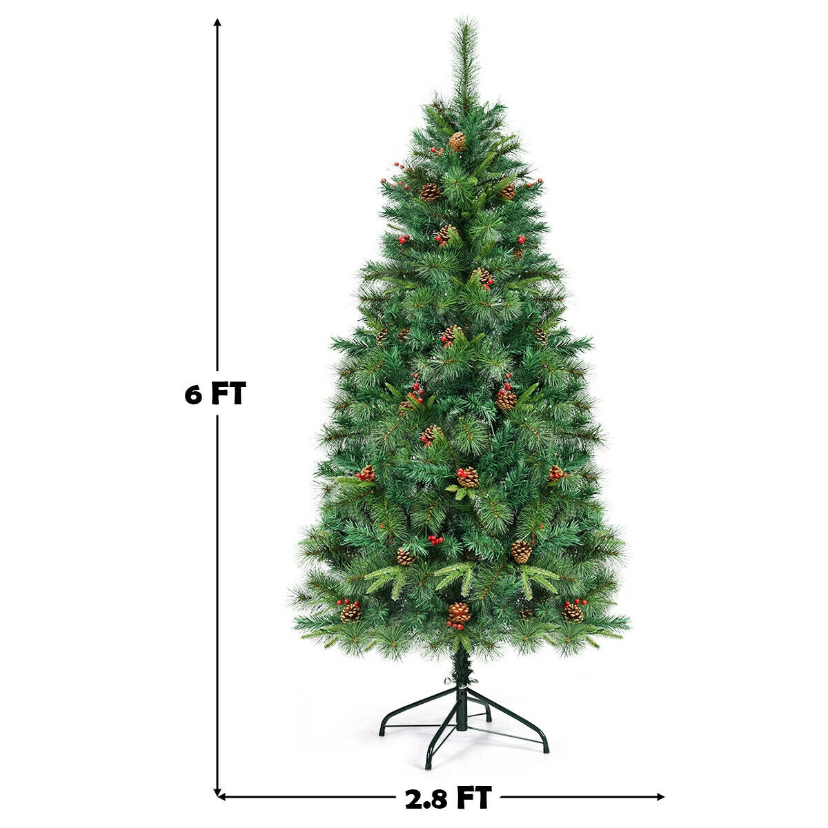 WELLFOR CM-HWY-22813 Artificial-Christmas-Trees - View #10