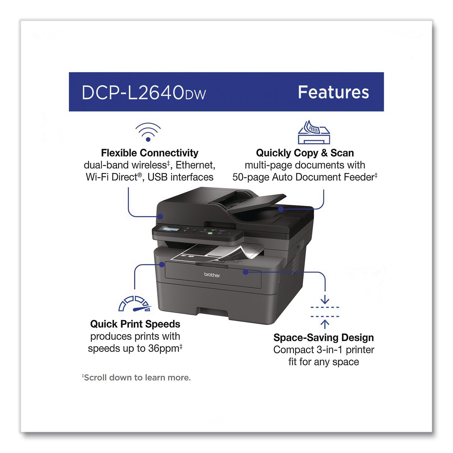 Brother DCPL2640DW printers - View #6