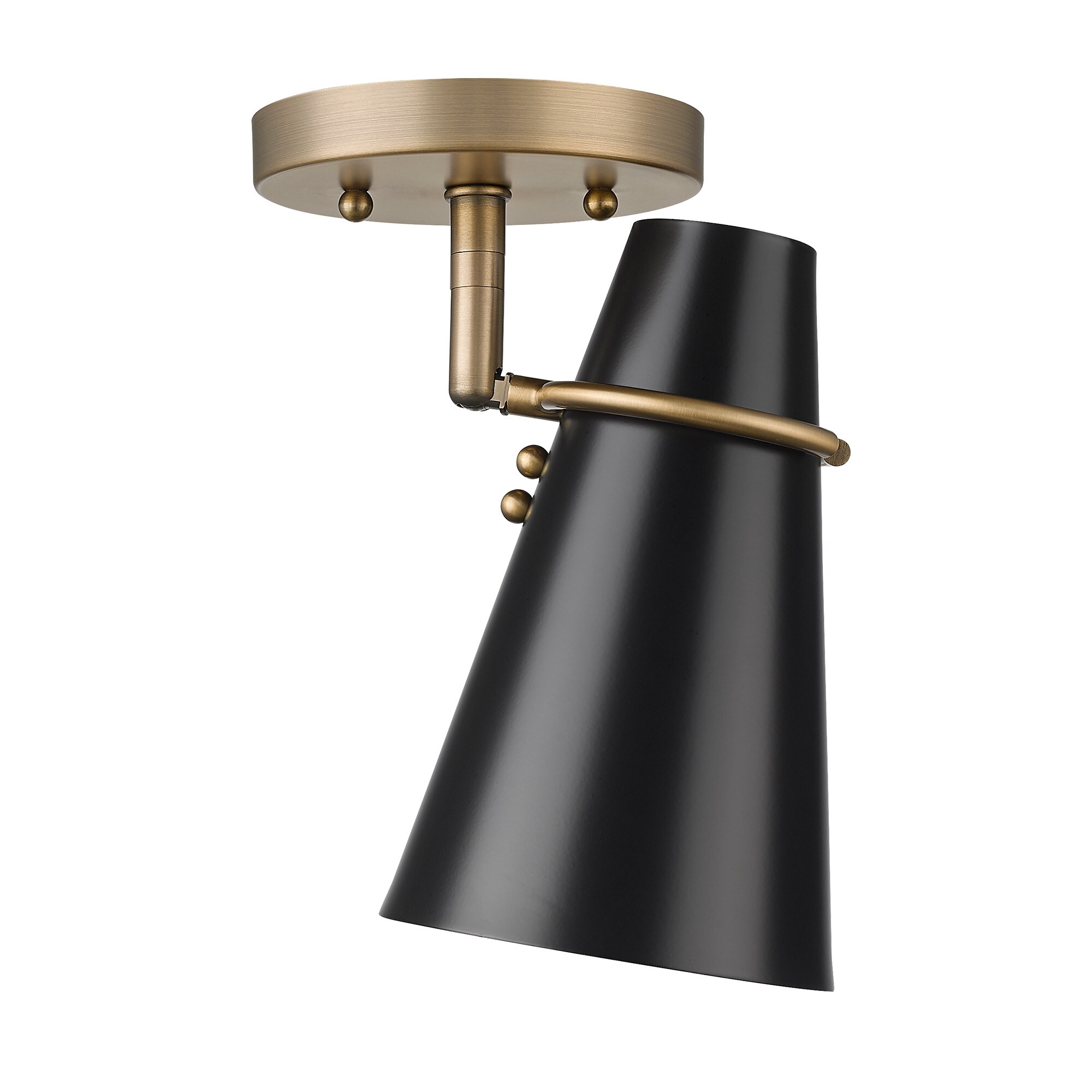 Golden Lighting 2122-SF MBS-BLK flushmounts - View #4