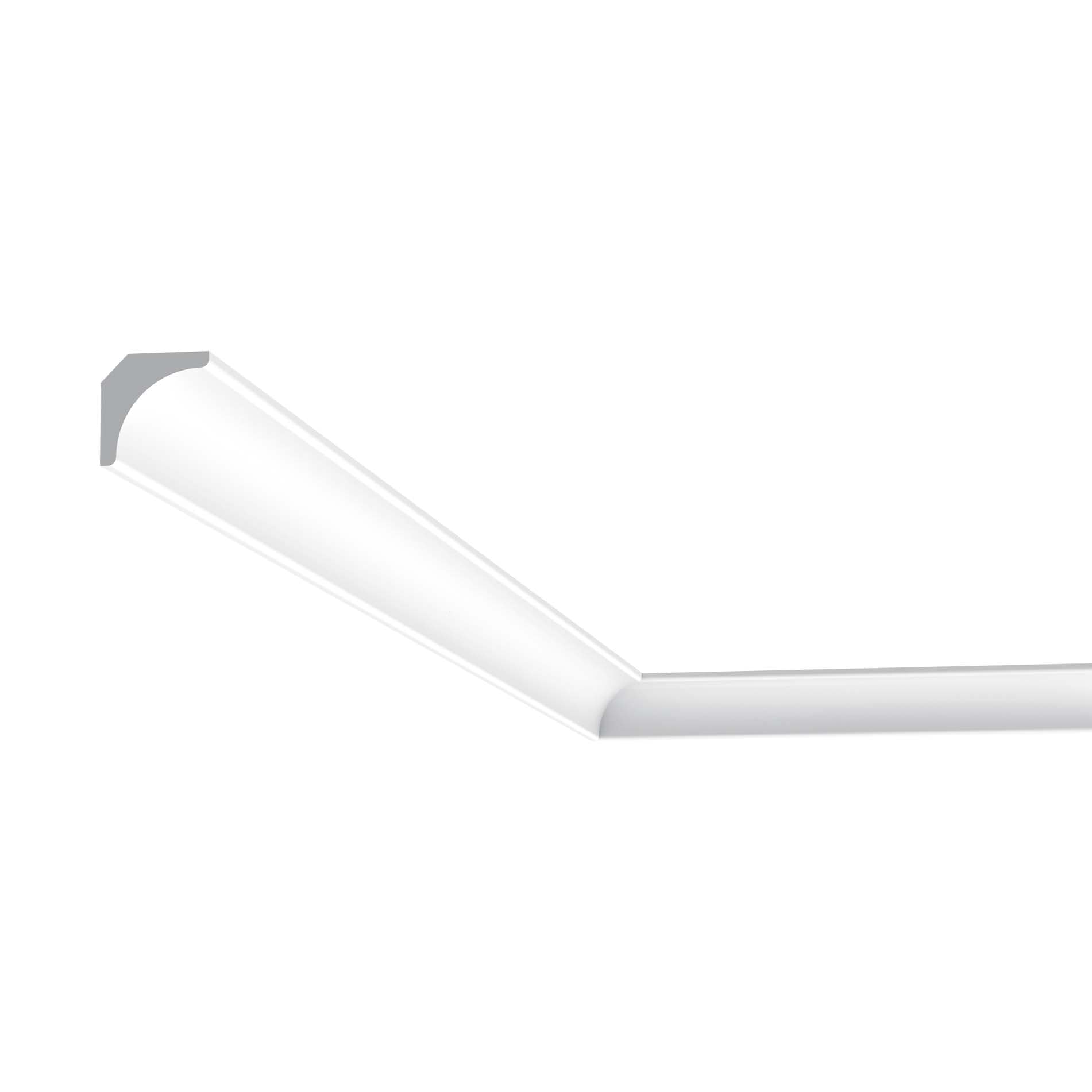 Orac Decor CX133-12PACK Orac Crown Moulding 78-in Primed Polystyrene Crown Moulding 12 -Pack