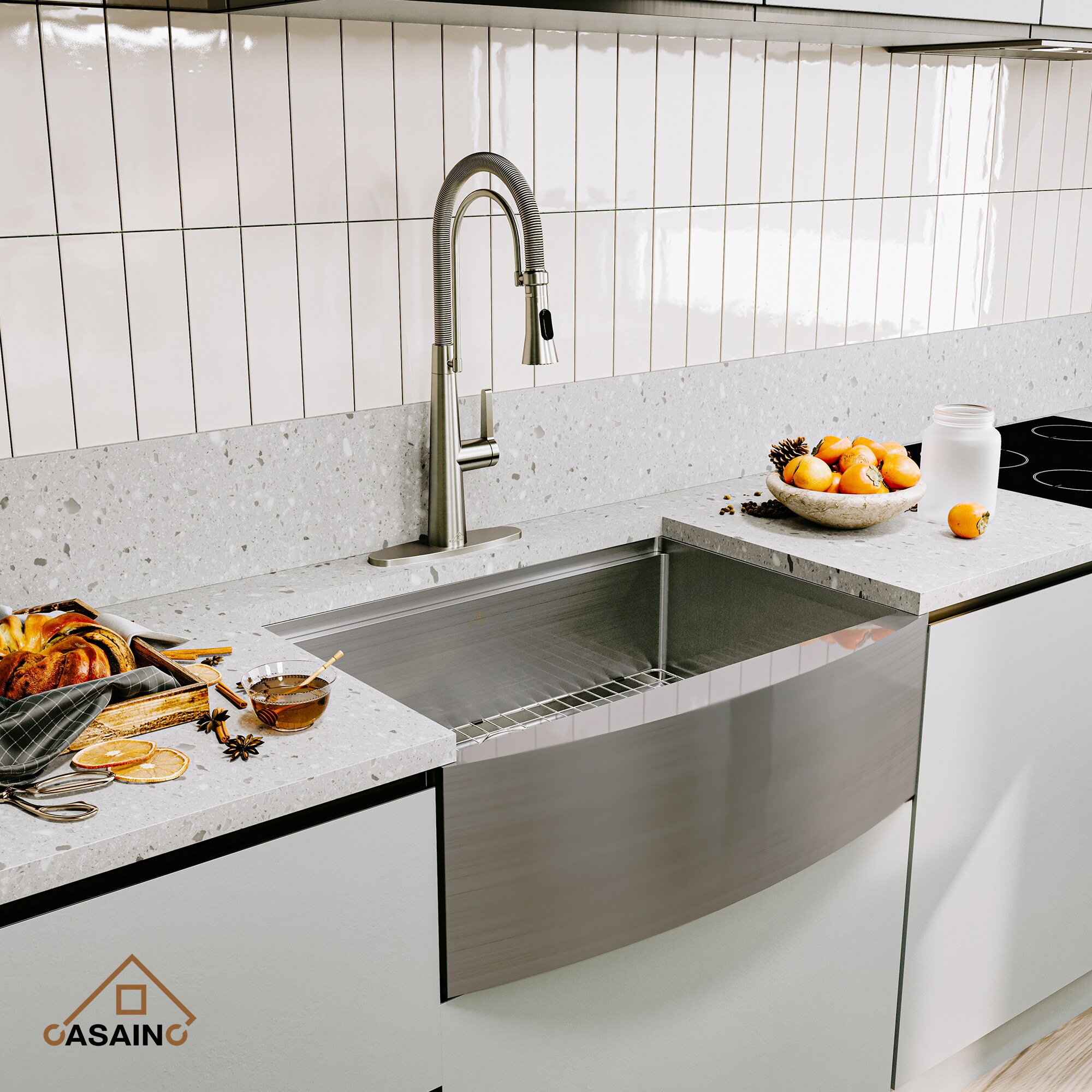 CASAINC KCSL0008-FS36BN Kitchen-Sinks - View #3