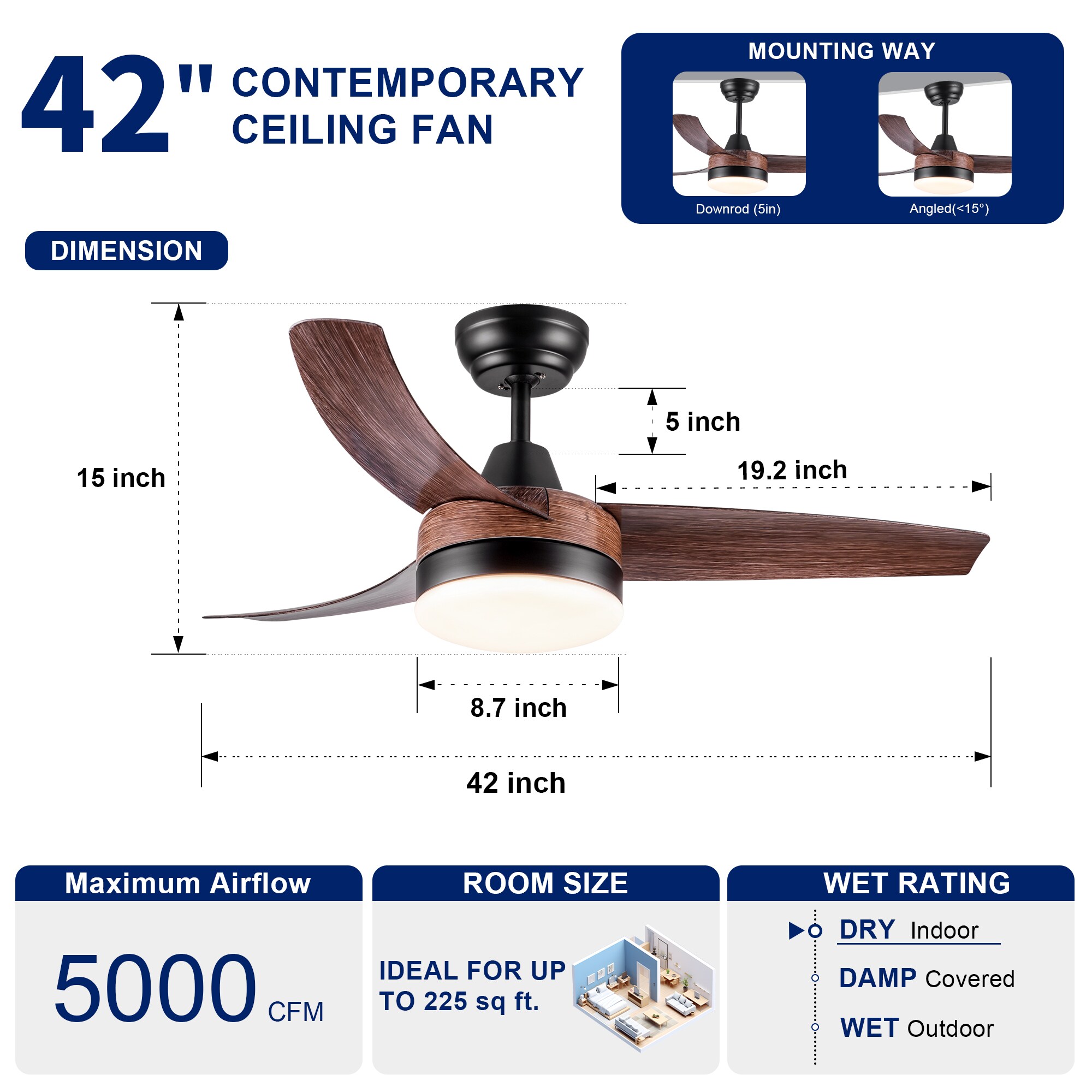 YUHAO LSDC1053BKM422 Ceiling-Fans - View #5