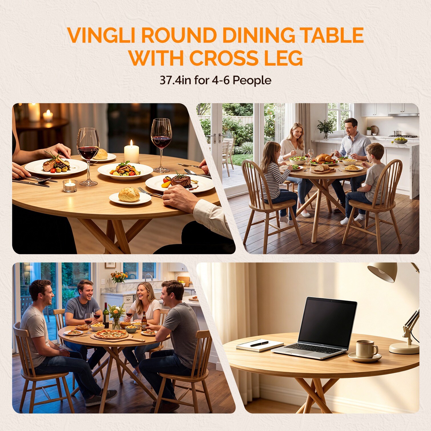 FlowLuxe G1D67B9A37TY Dining-Tables - View #7