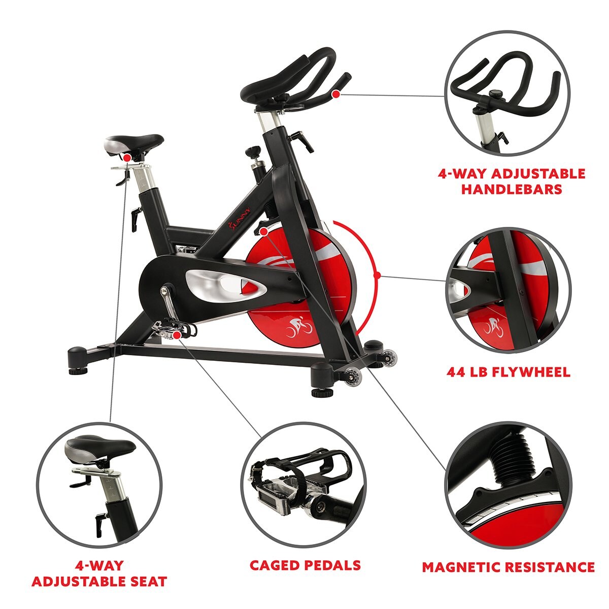 Sunny Health & Fitness SF-B1714 Exercise-Bikes - View #7