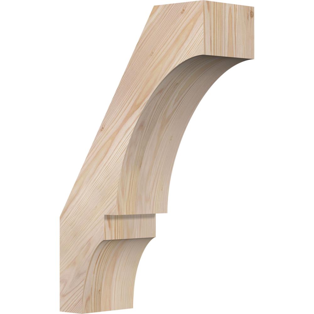 Ekena Millwork BRC06X14X22BOA00SDF 5-1/2-in x 14-in x 22-in Douglas Fir Unfinished Wood Balboa Smooth Knee Brace
