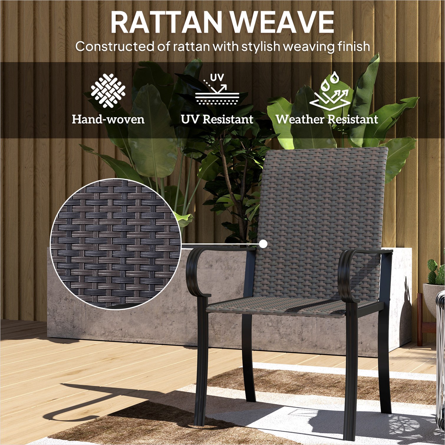 Watnature JIER10VFSBL9 Patio-Chairs - View #6