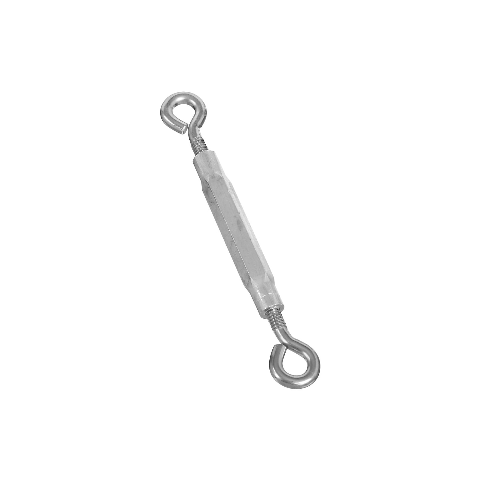 National Hardware N221-838 1/4-in x 7-1/2-in Aluminum/Stainless steel Eye and eye Turnbuckle