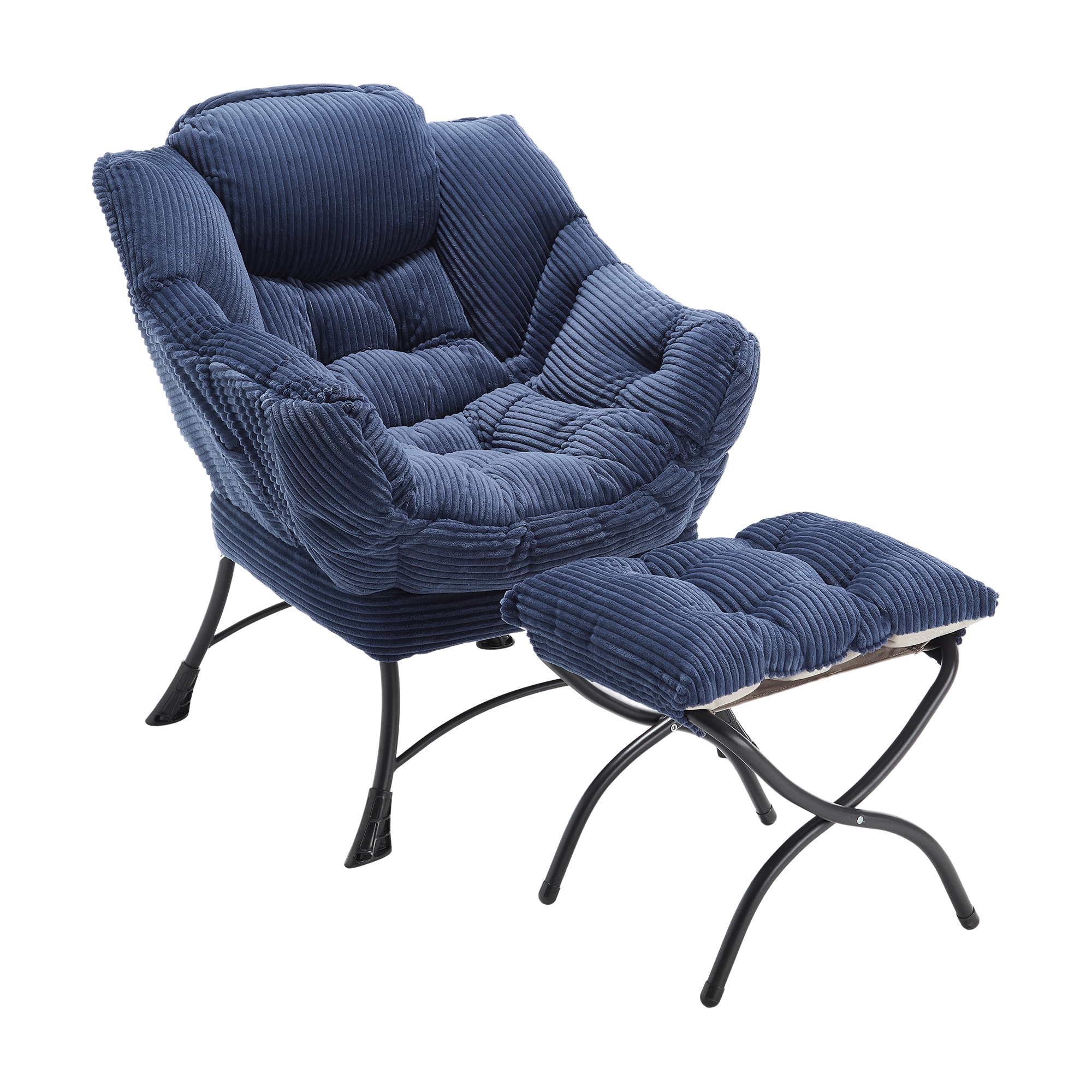 SINOFURN SYA370143BG Casual Blue Accent Chair