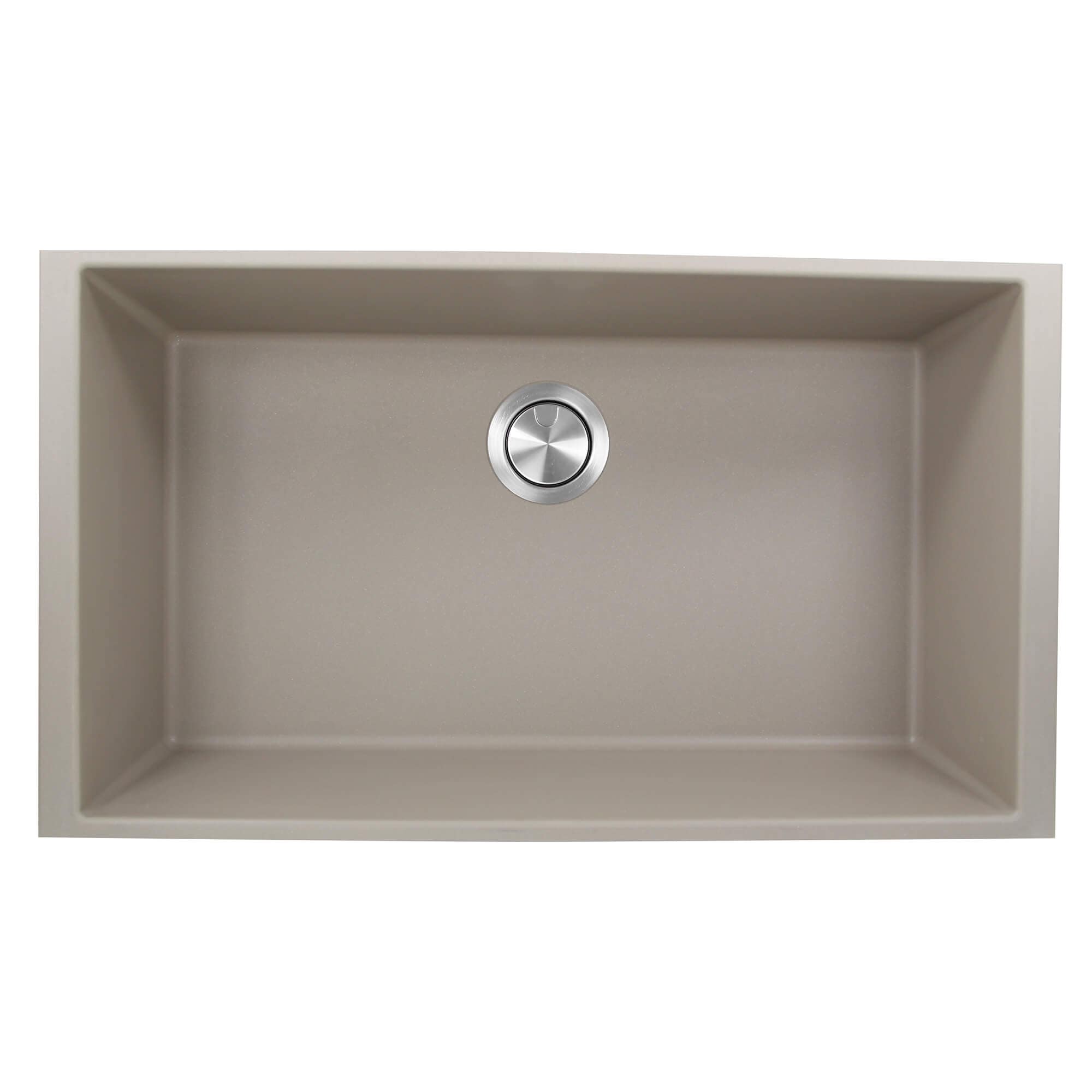 Nantucket  Sinks PR3320-TR-UM 33-inch Granite Composite Sink in Truffle