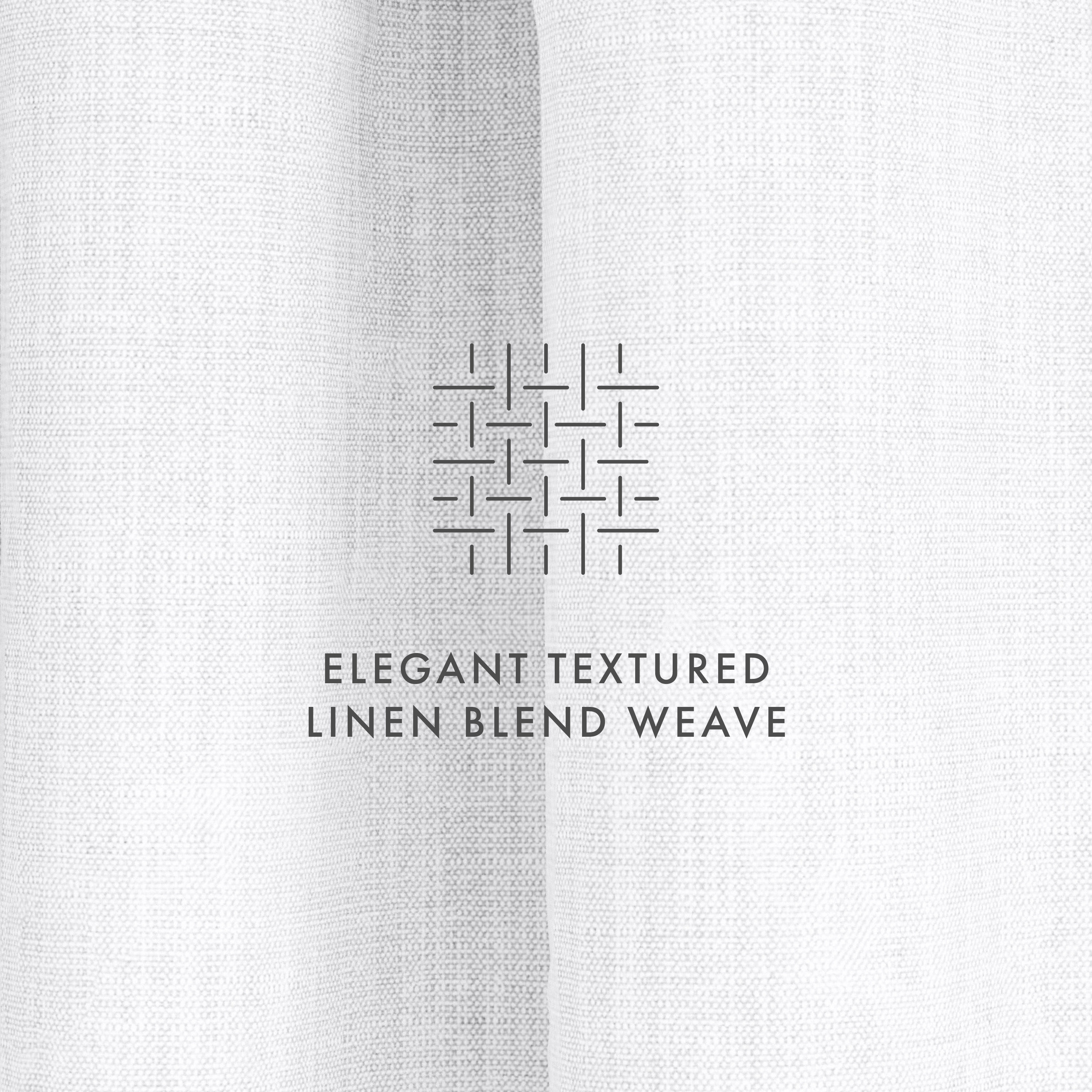 Ienjoy Home IH-CTGB-5084-WH curtains - View #4