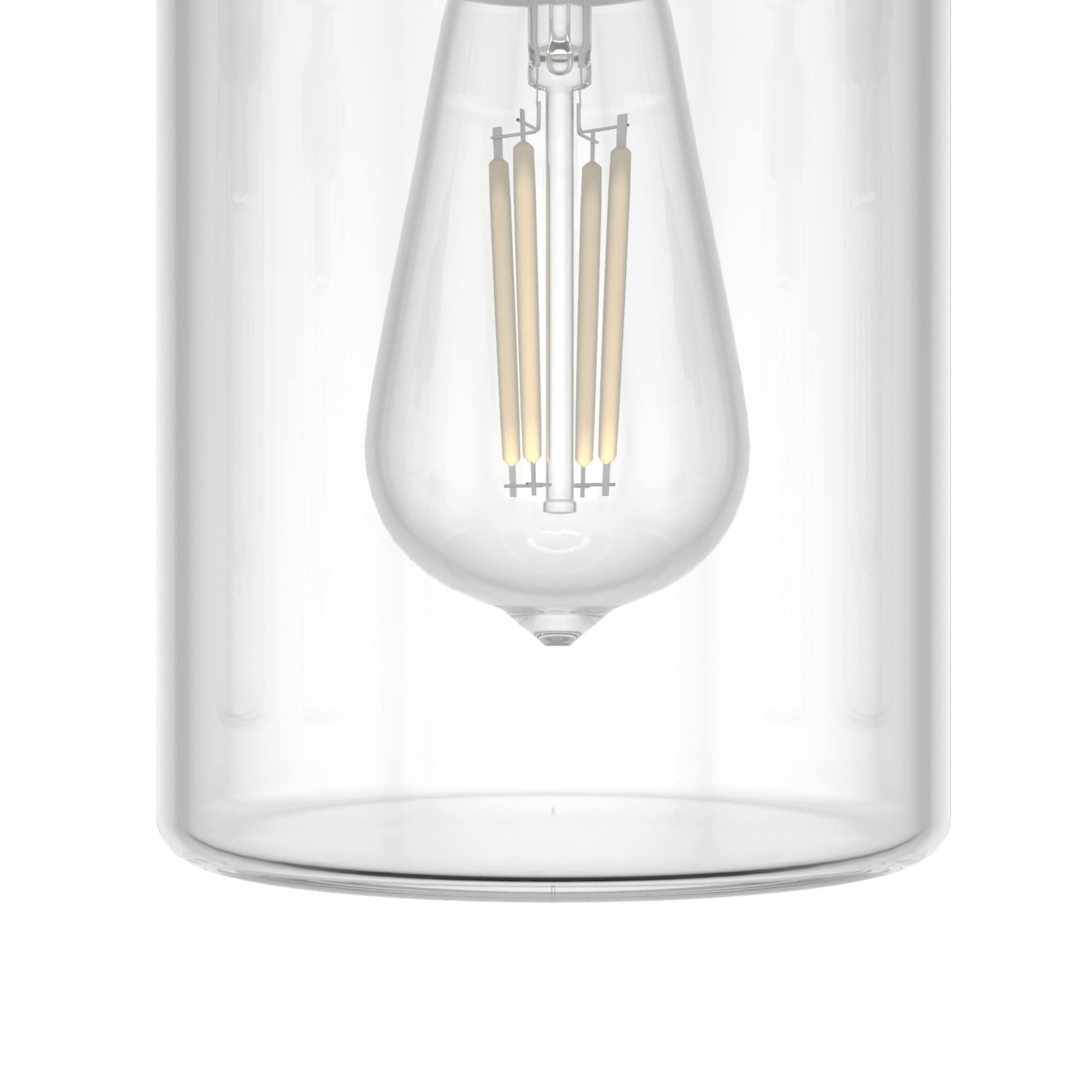 Devon Park Brushed Nickel LED Cluster Pendant with Glass Shades