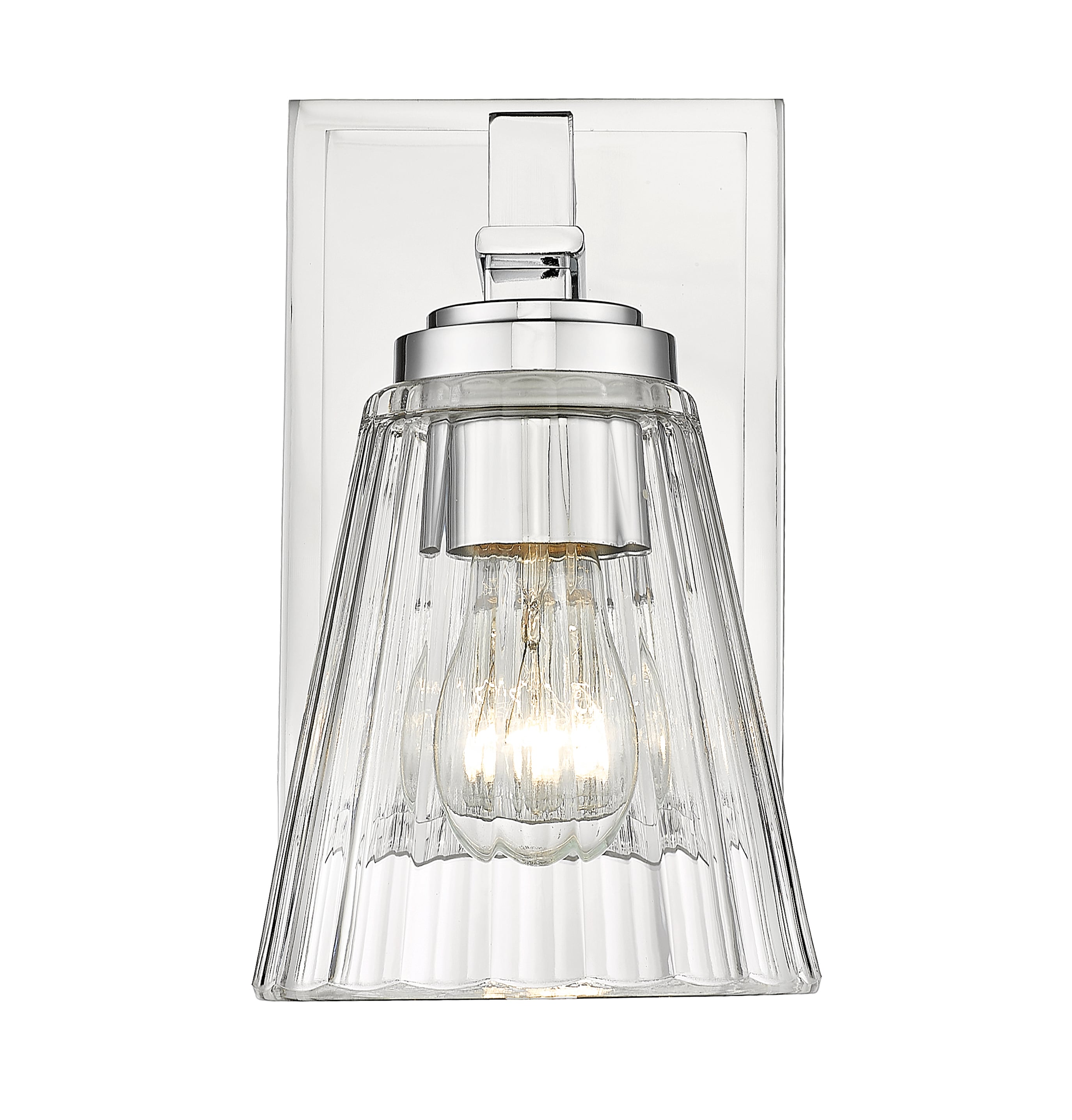 Z-Lite 823-1S-CH Lyna 5-in 1 -Light Polished Chrome Transitional Vanity light
