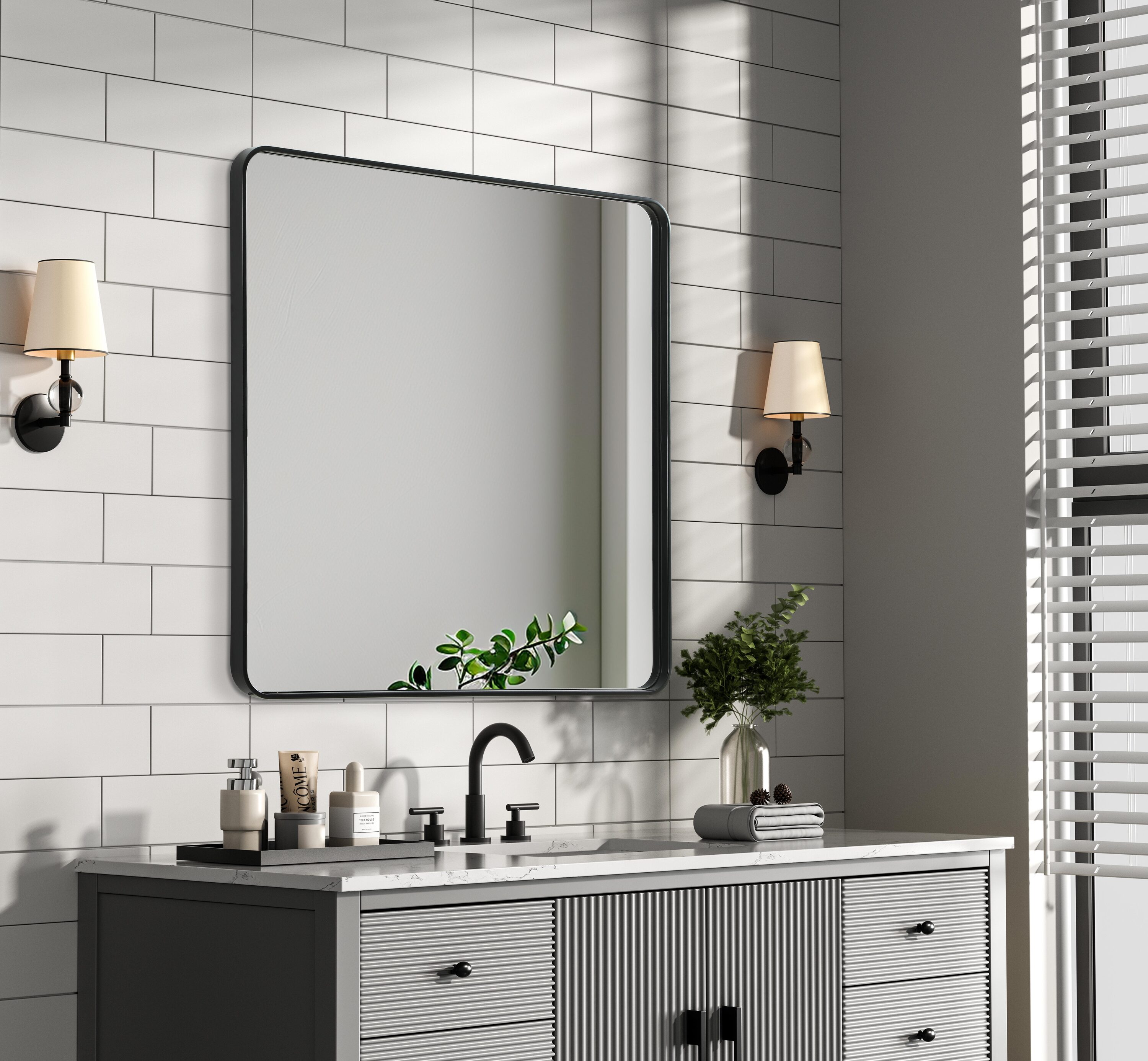 Simply Living Home SLMR24A12726BLK Decor-Mirrors - View #3
