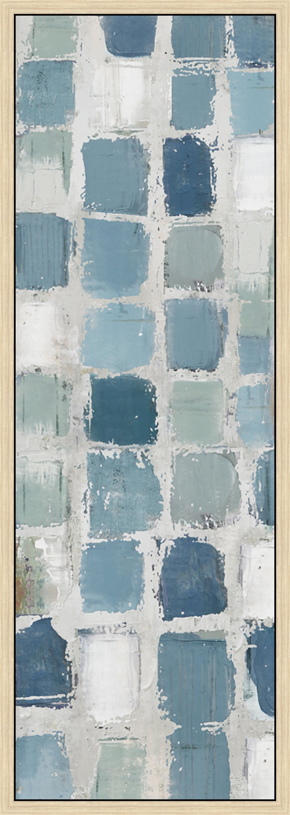 1607-8080LOW Framed 36.0-Inches H x 12.0-Inches W Abstract Canvas Print