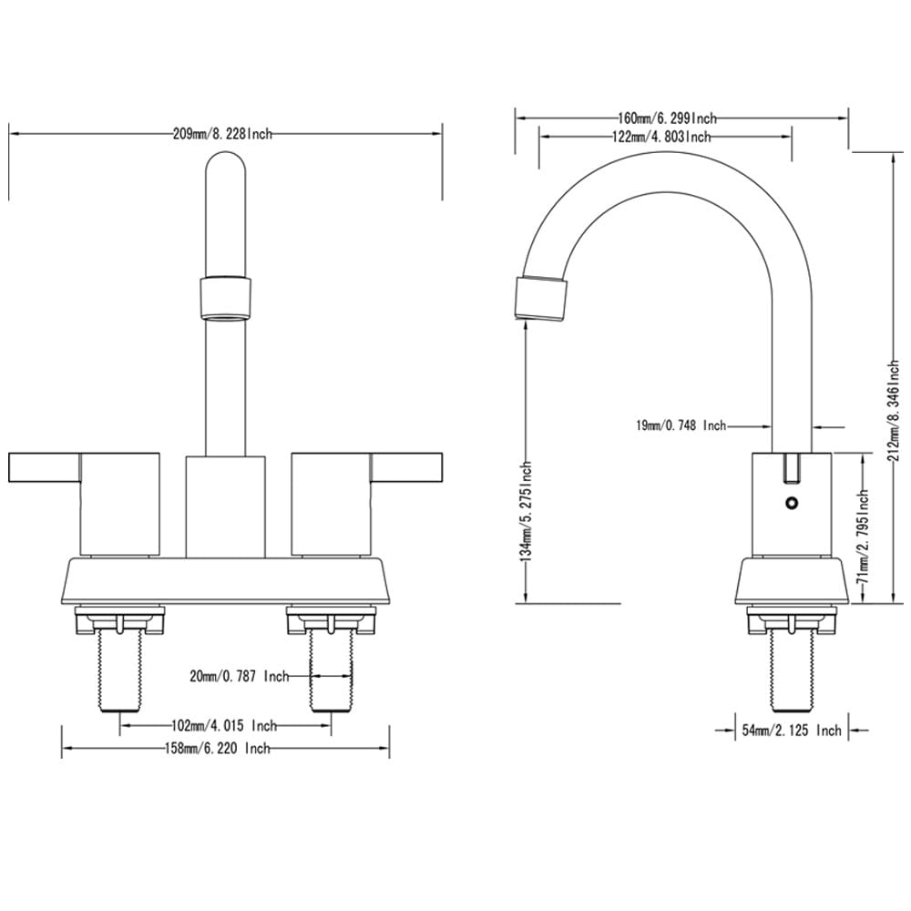 Phiestina LWBF015-1-C Lavatory-Faucets - View #6