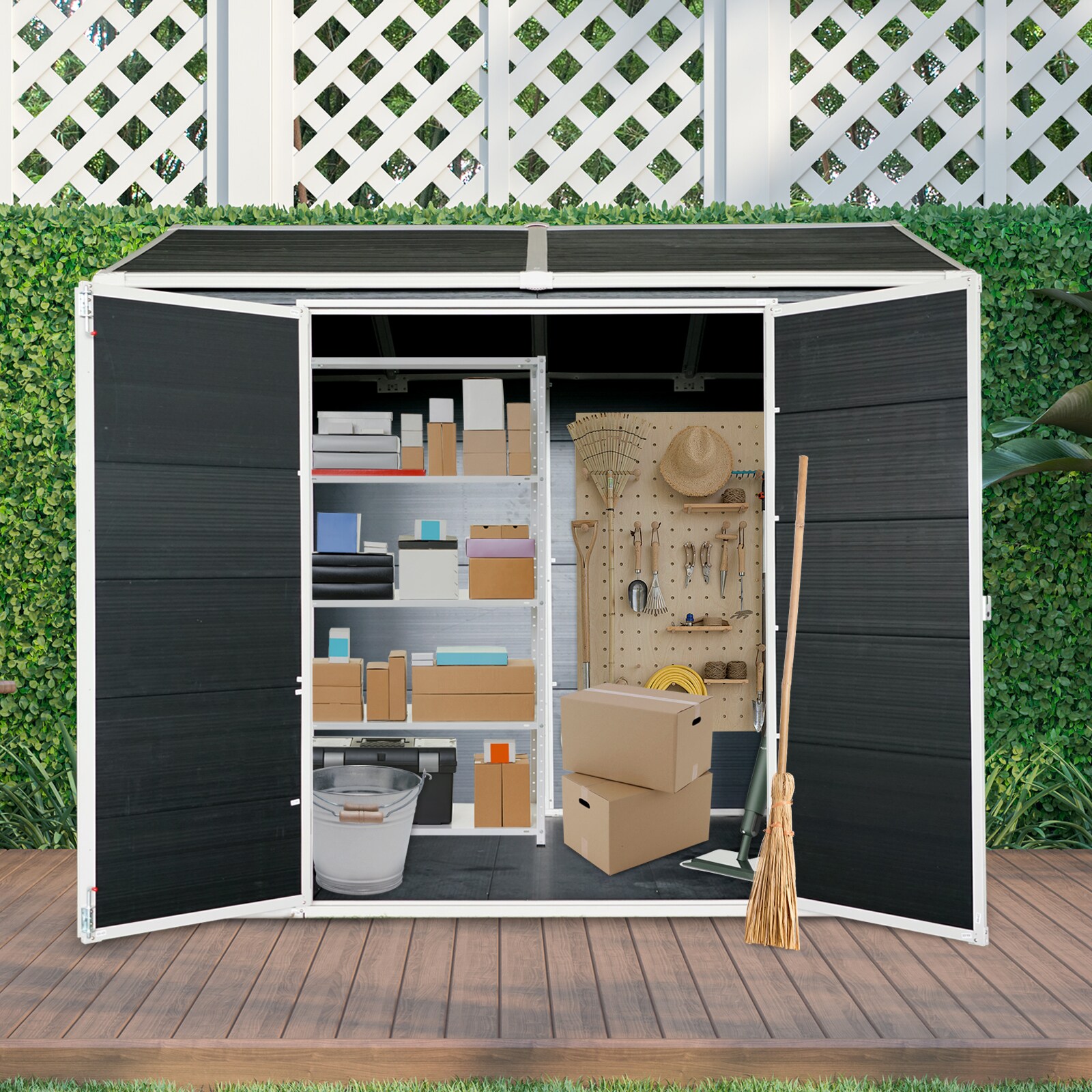 Mondawe MD-WWC00048 Vinyl-Resin-Storage-Buildings - View #2