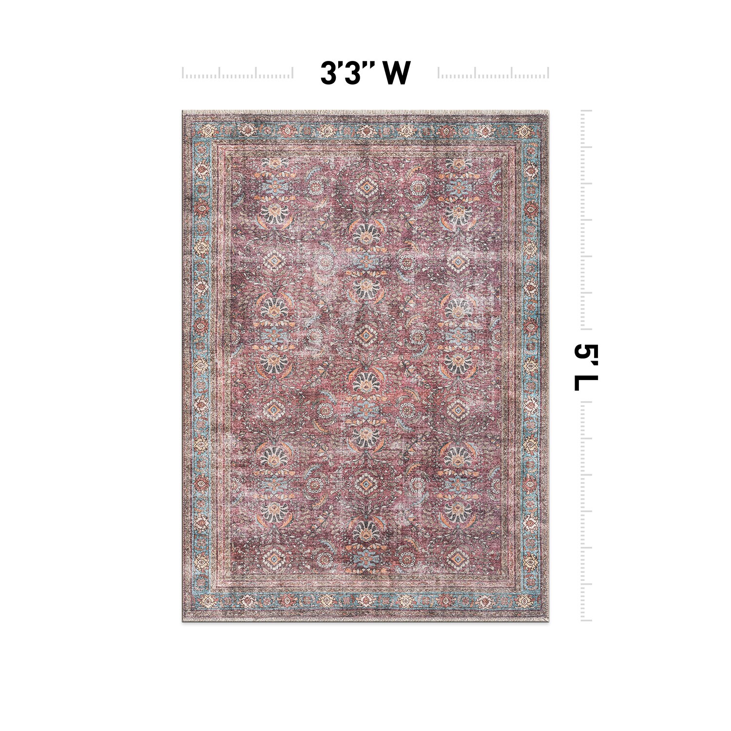World Rug Gallery 6038MULTI3X5 rugs - View #6