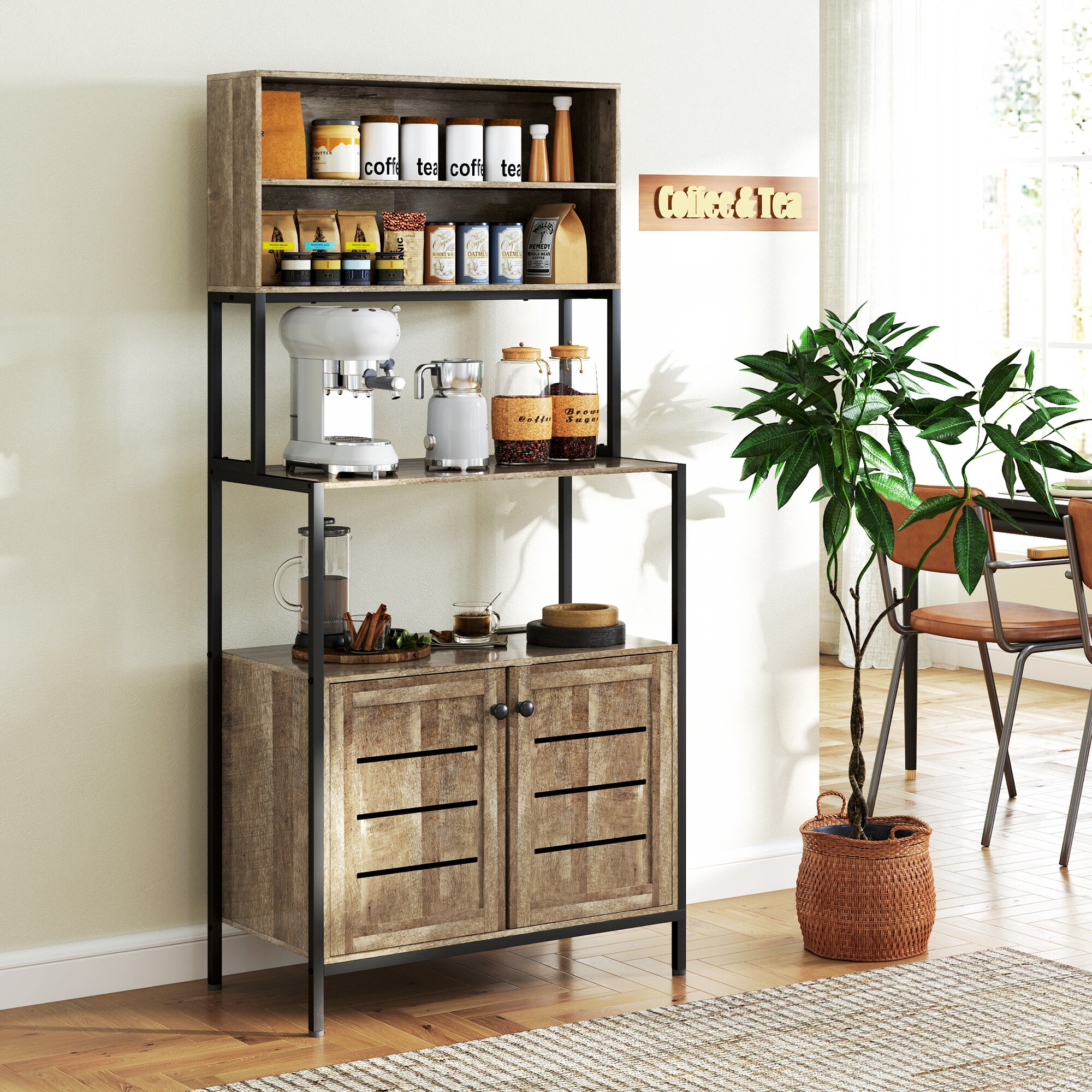 HomCom 801-378V80GY Pot-Racks - View #6