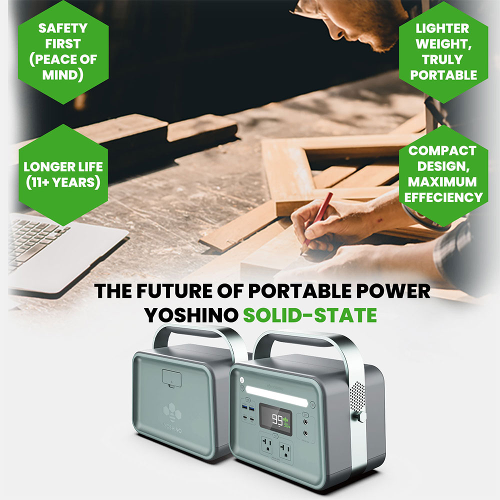 YOSHINO 330-Watt Portable Power Station B330 SST Sansujyuku sansujyuku.com