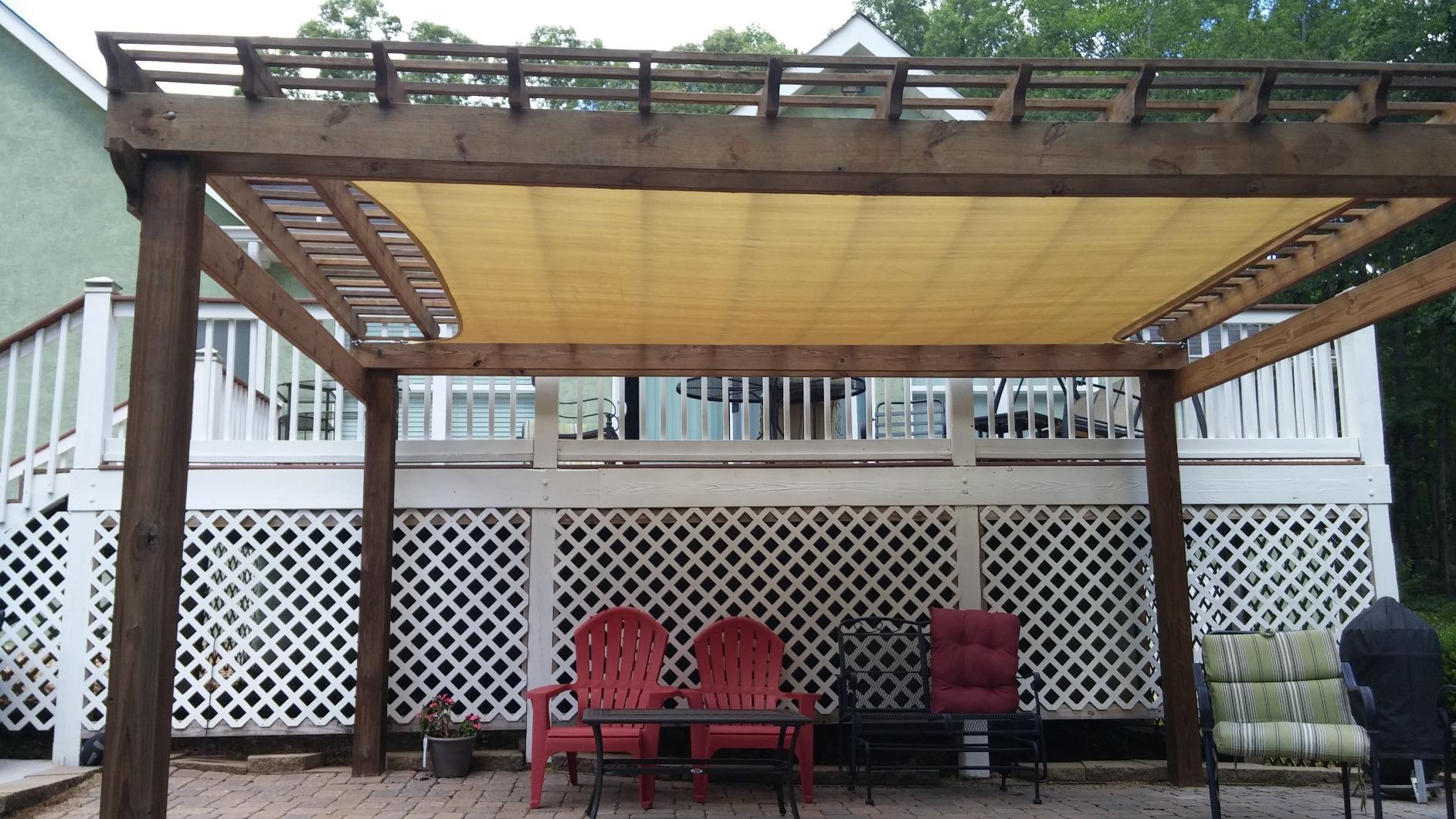 Sun-Ray SunRay 12.5-ft x 15.5-ft Sand Shade Sail with Fasteners