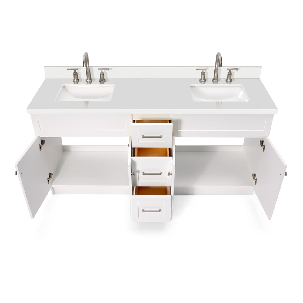 ARIEL F073D-WQ-VO-WHT Bath-Vanity-Combo - View #6