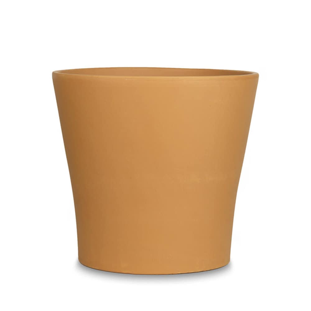 Pennington 2149601624 4.7-in W x 4-in H x 4.7-in D Orange Clay Indoor/Outdoor Planter