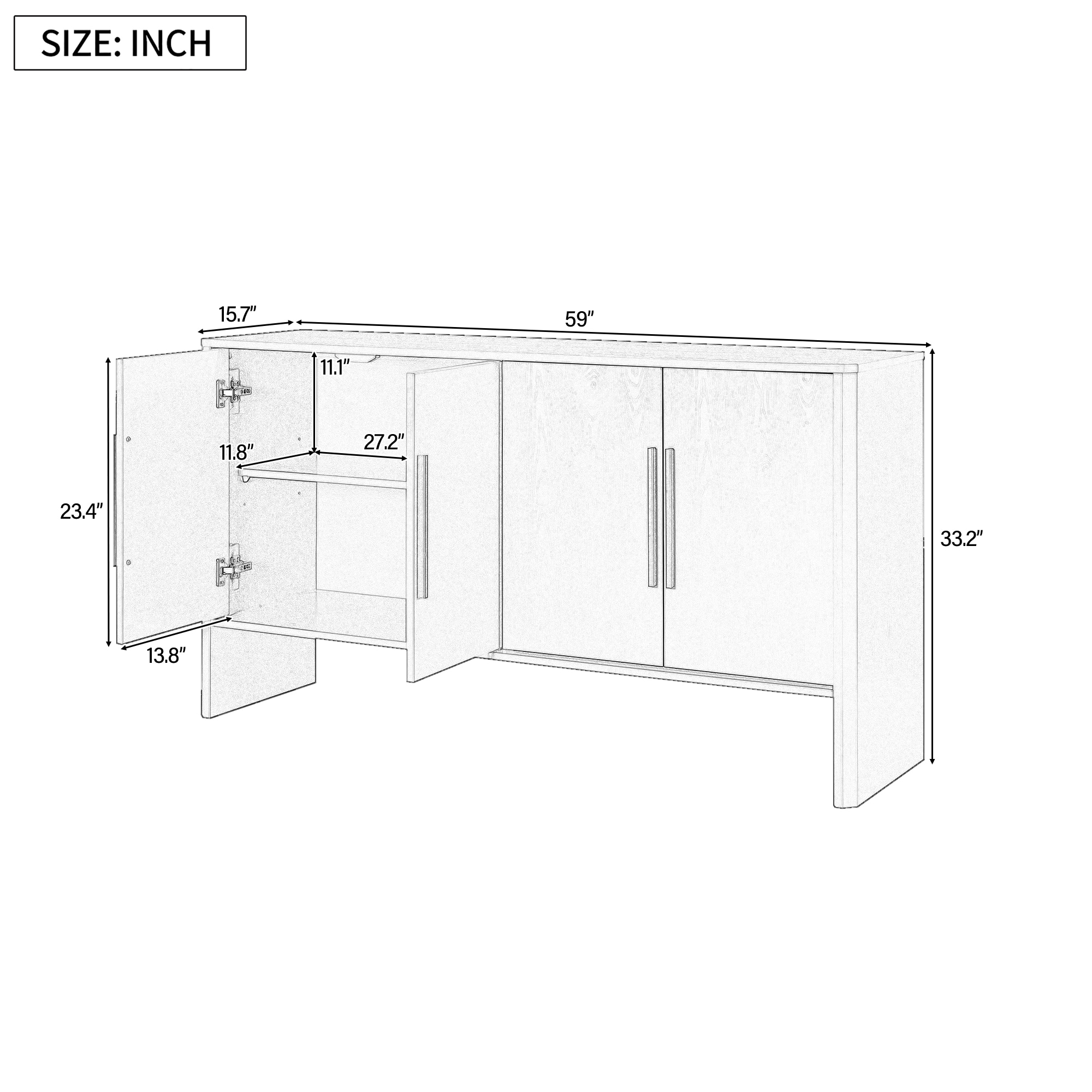 Bayfeve BF-90423P-IN Dining-Kitchen-Storarge - View #5