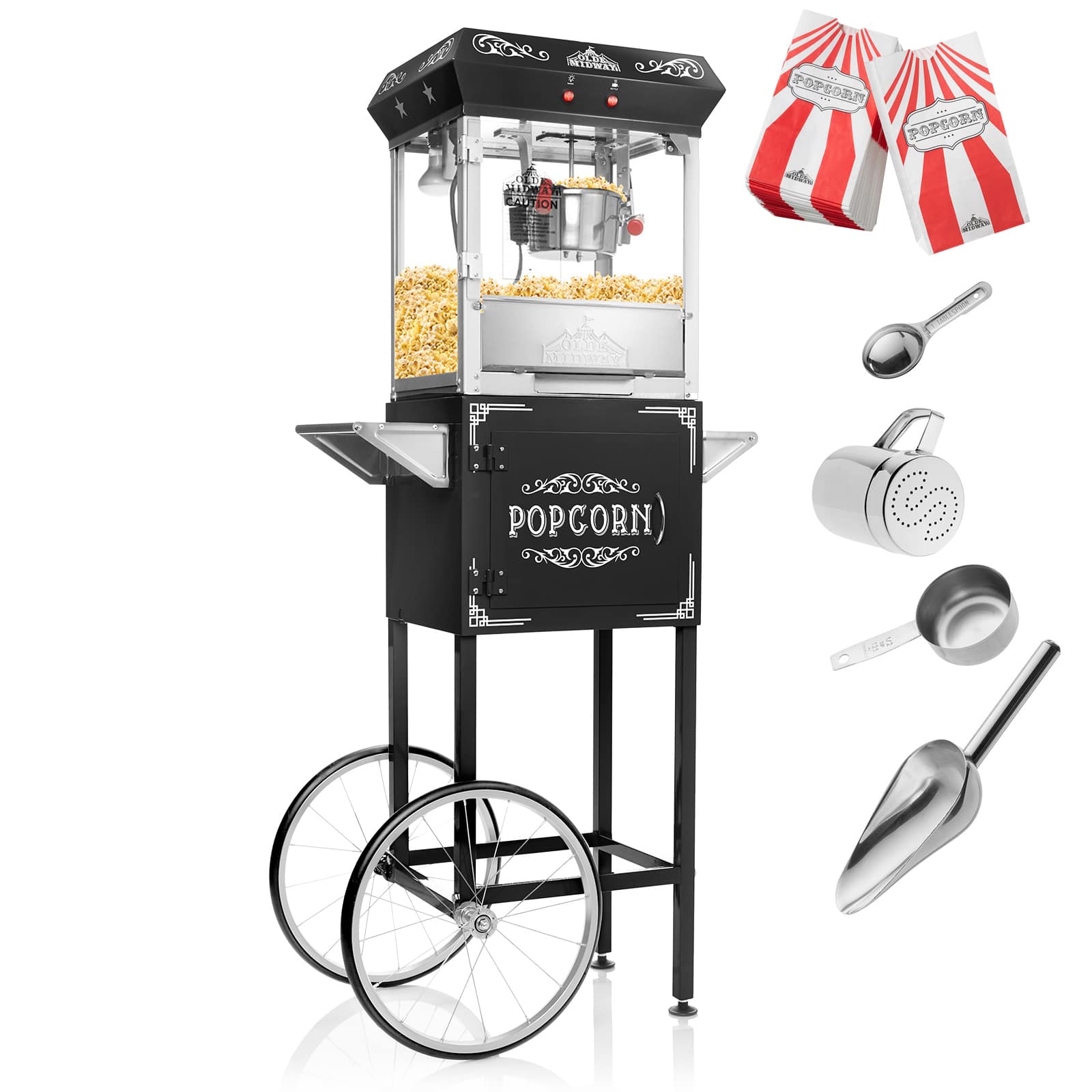 Olde Midway CON-POP-650-BLK Popcorn-Makers - View #2