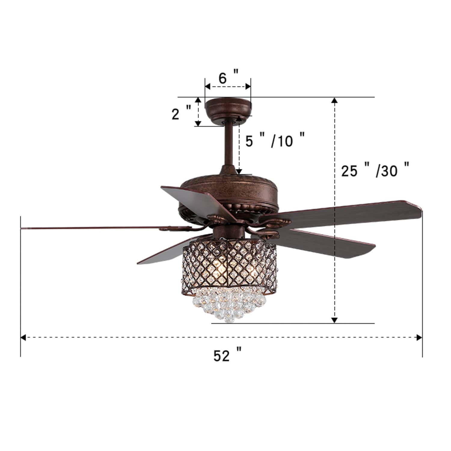 Maincraft D01-5287RU Ceiling-Fans - View #8