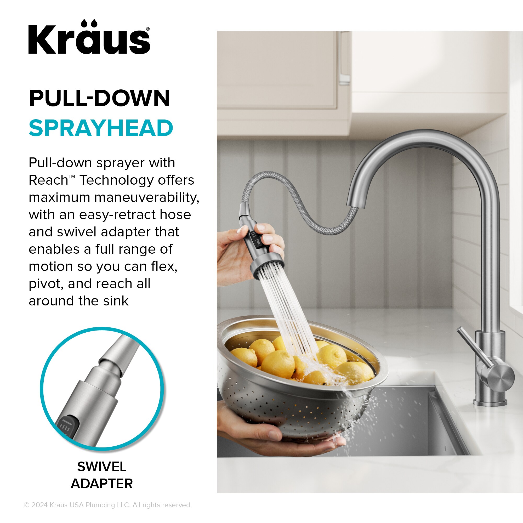 Kraus KSF-1616BB Kitchen-Faucets - View #9