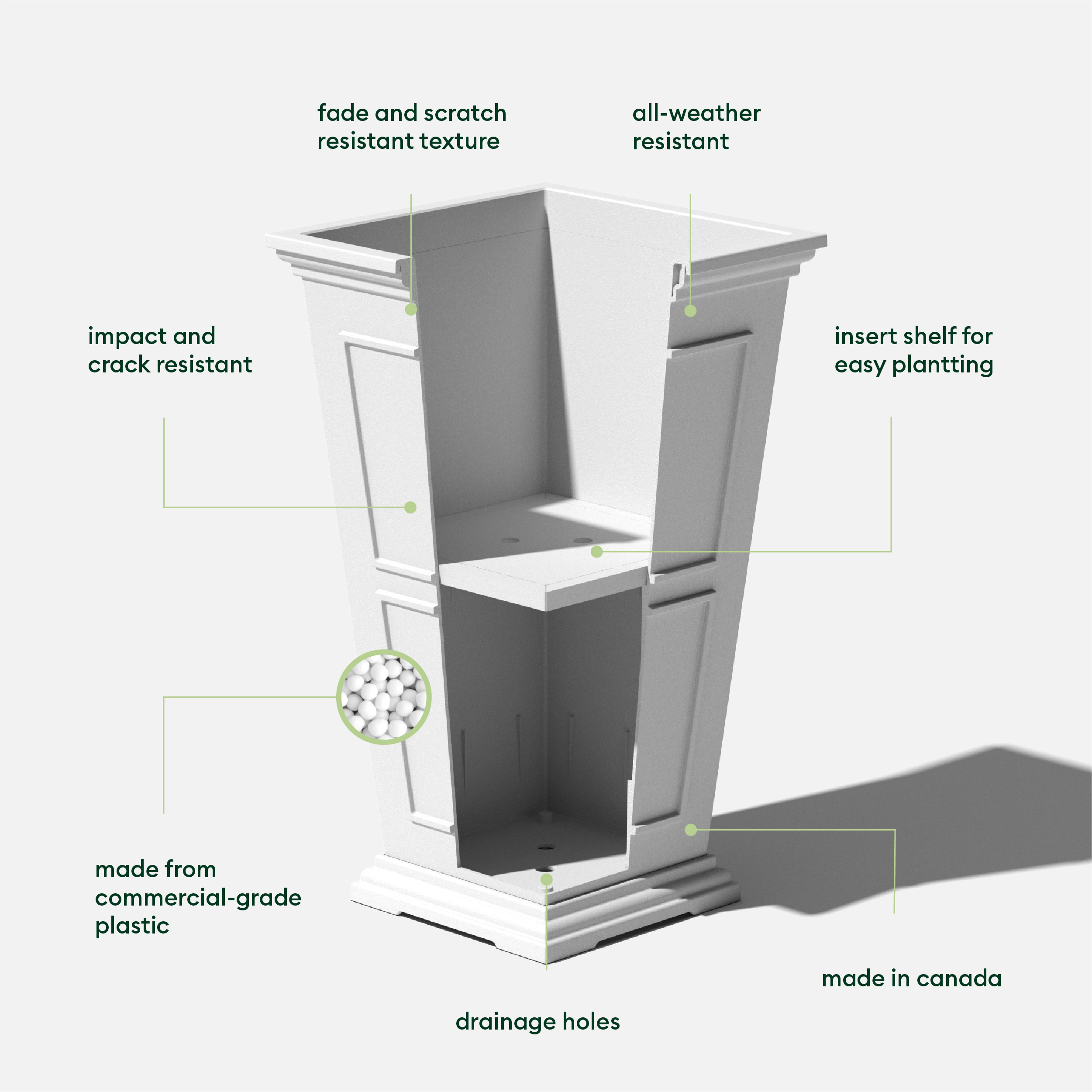 Veradek BXVTL26W Planter-Window-Box - View #2