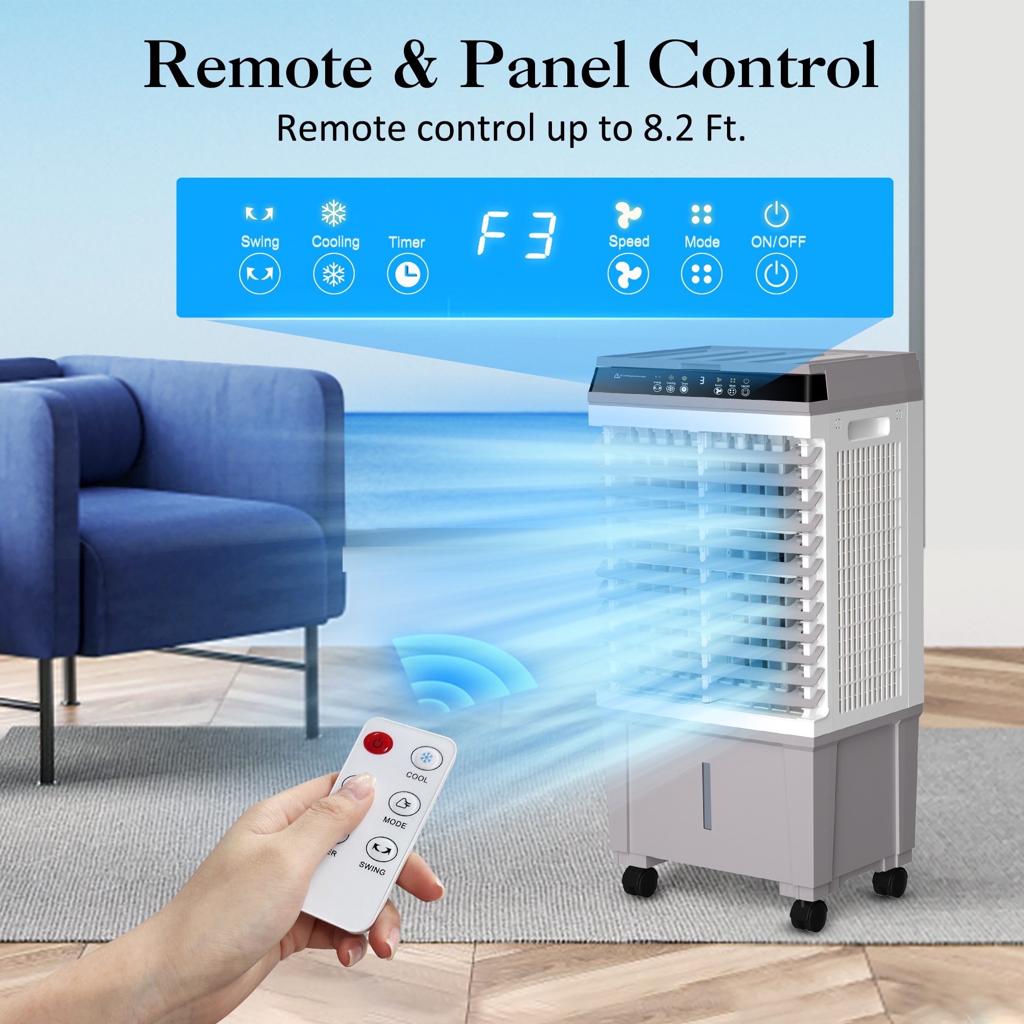 SONGMICS HOME LET56BG Evaporative-Cooler - View #4