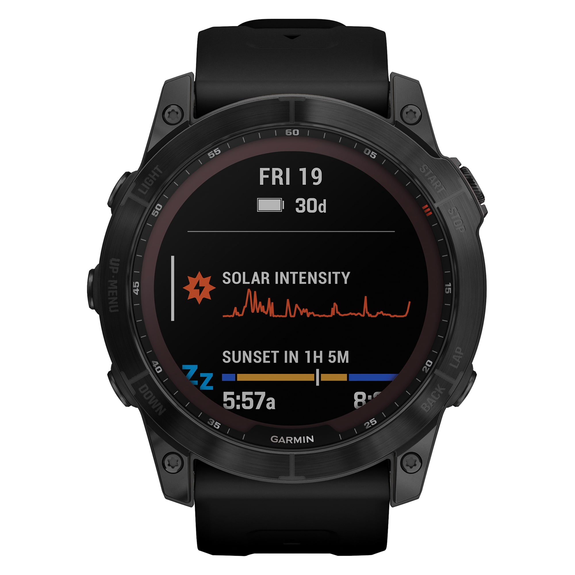 Garmin fēnix 7X Sapphire Solar Multisport GPS Watch (Black DLC